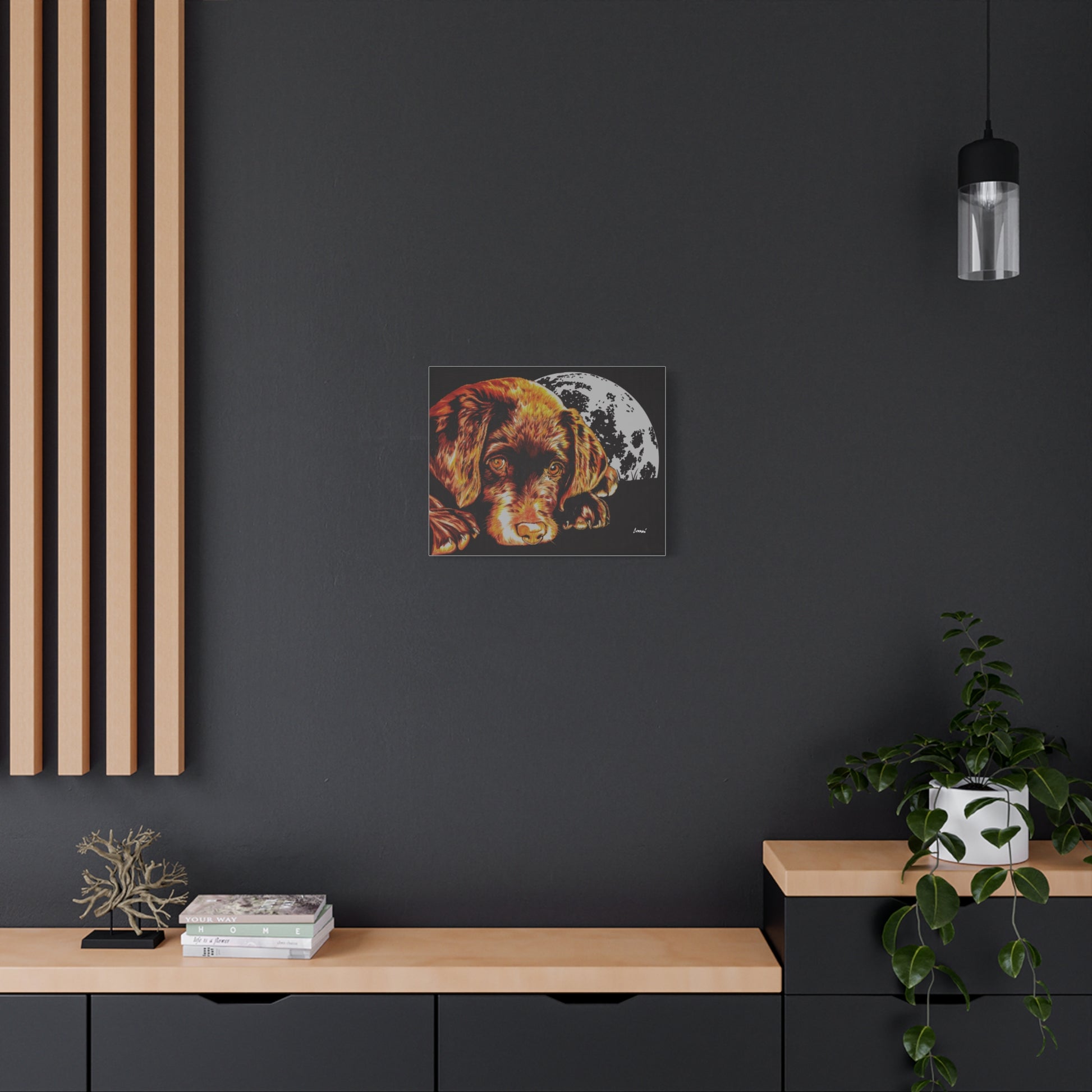 Chocolate Lab Puppy Wall Art Print of the Original