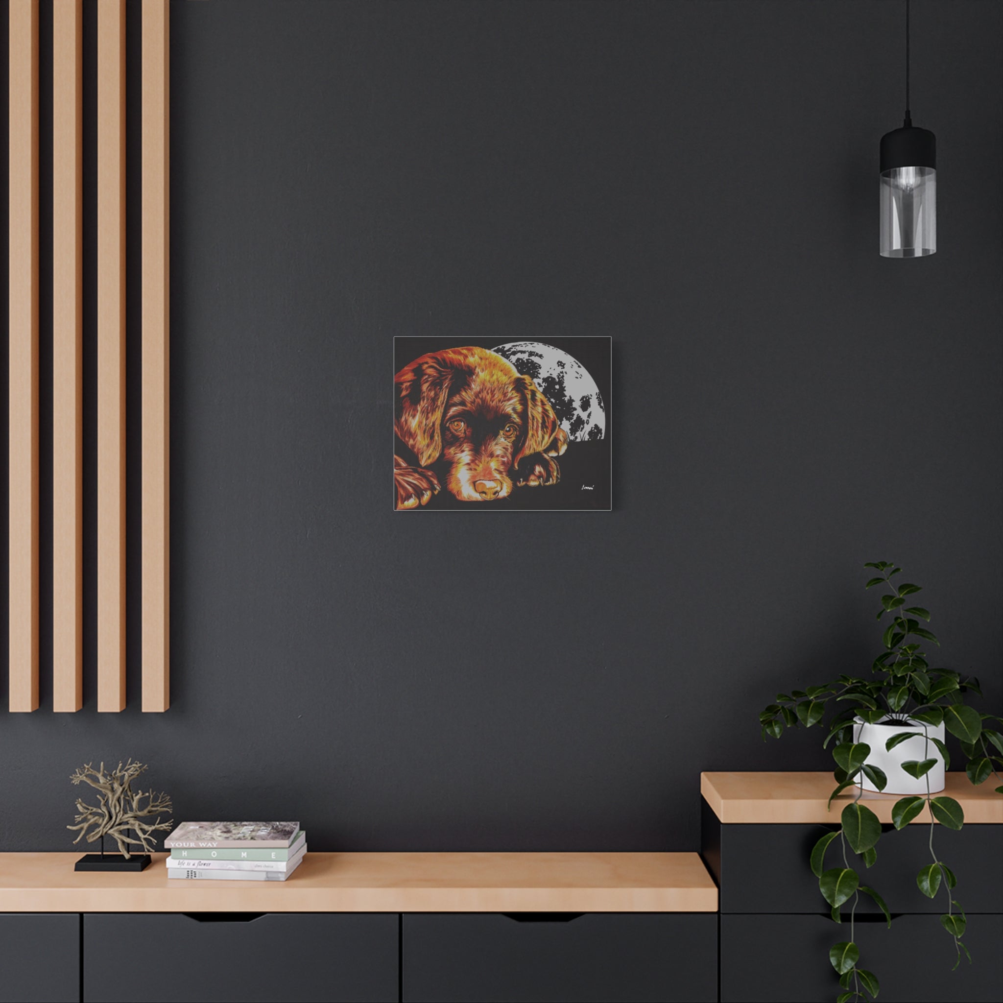 Chocolate Lab Puppy Wall Art Print of the Original
