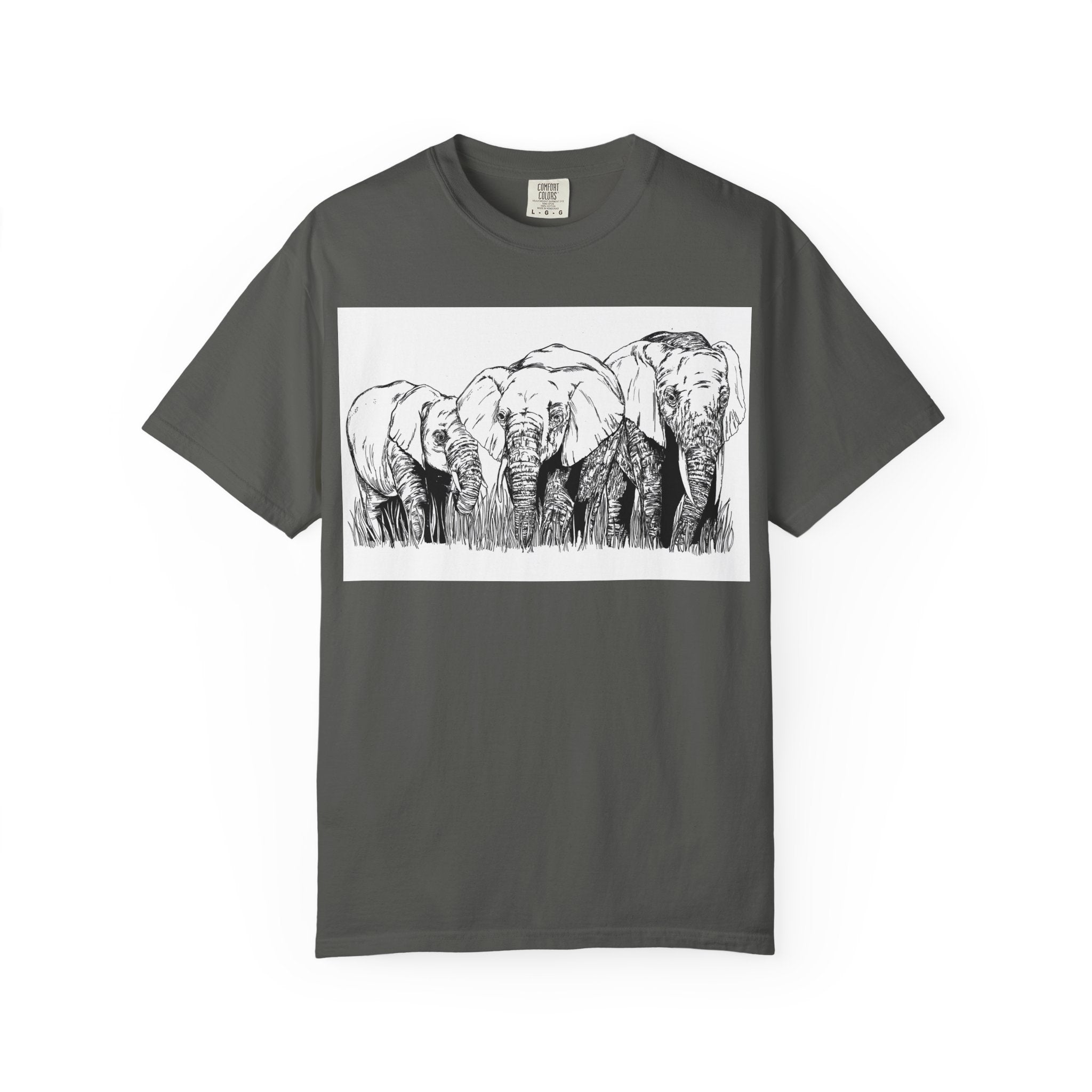 Eco-Friendly Elephant Graphic Unisex T-Shirt