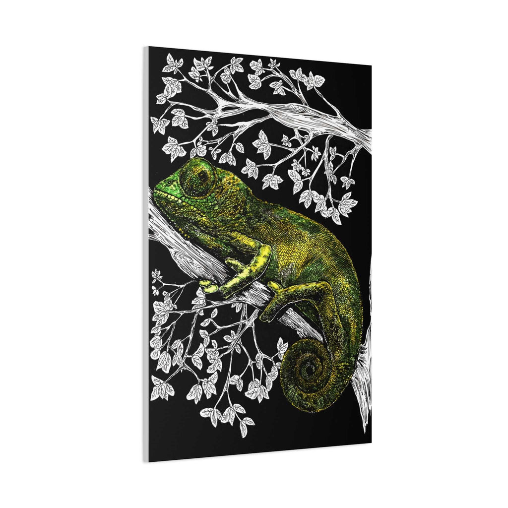 Chameleon in Tree Wall Art Print of the Original wall art