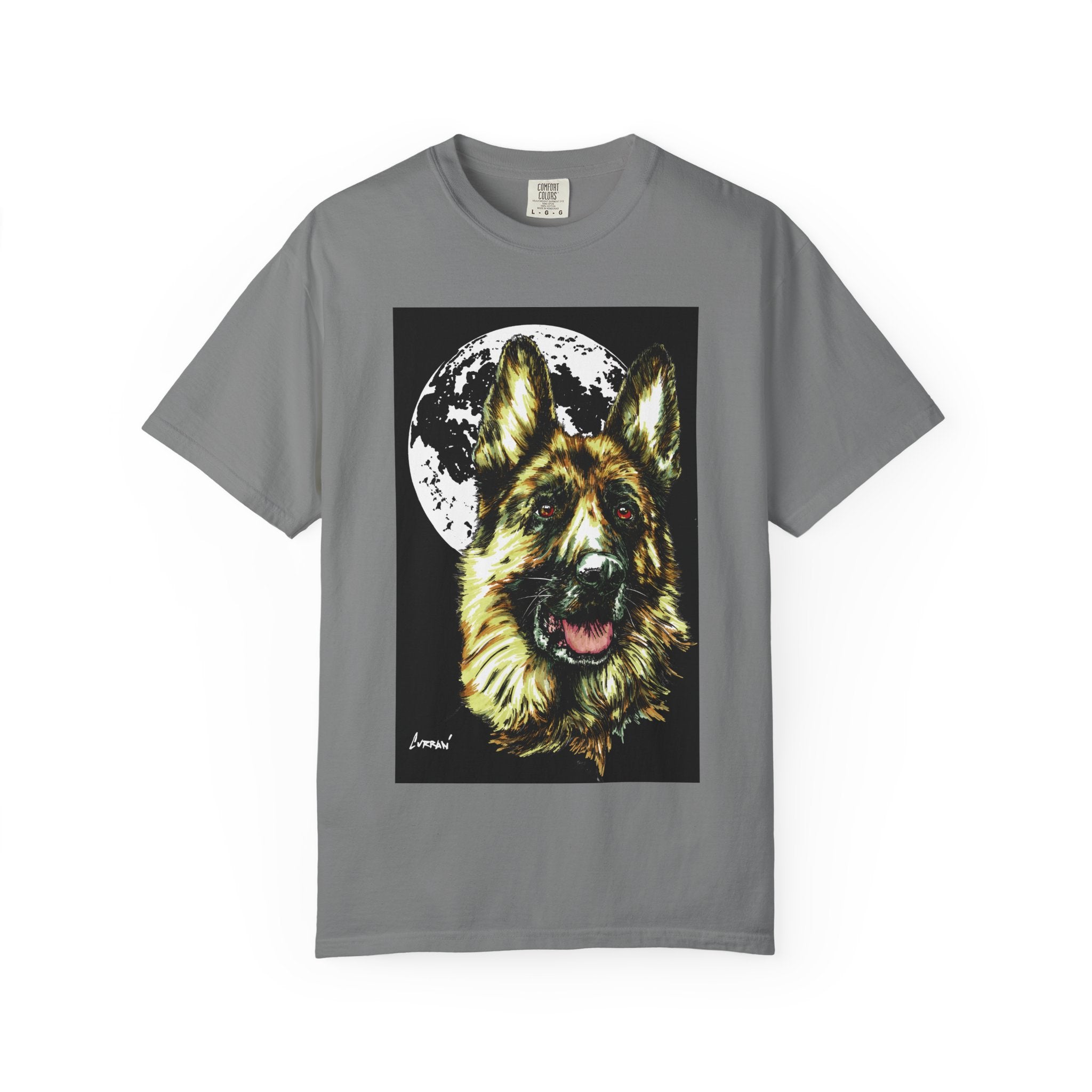 German Shepherd Hand Painted Unisex T-shirt