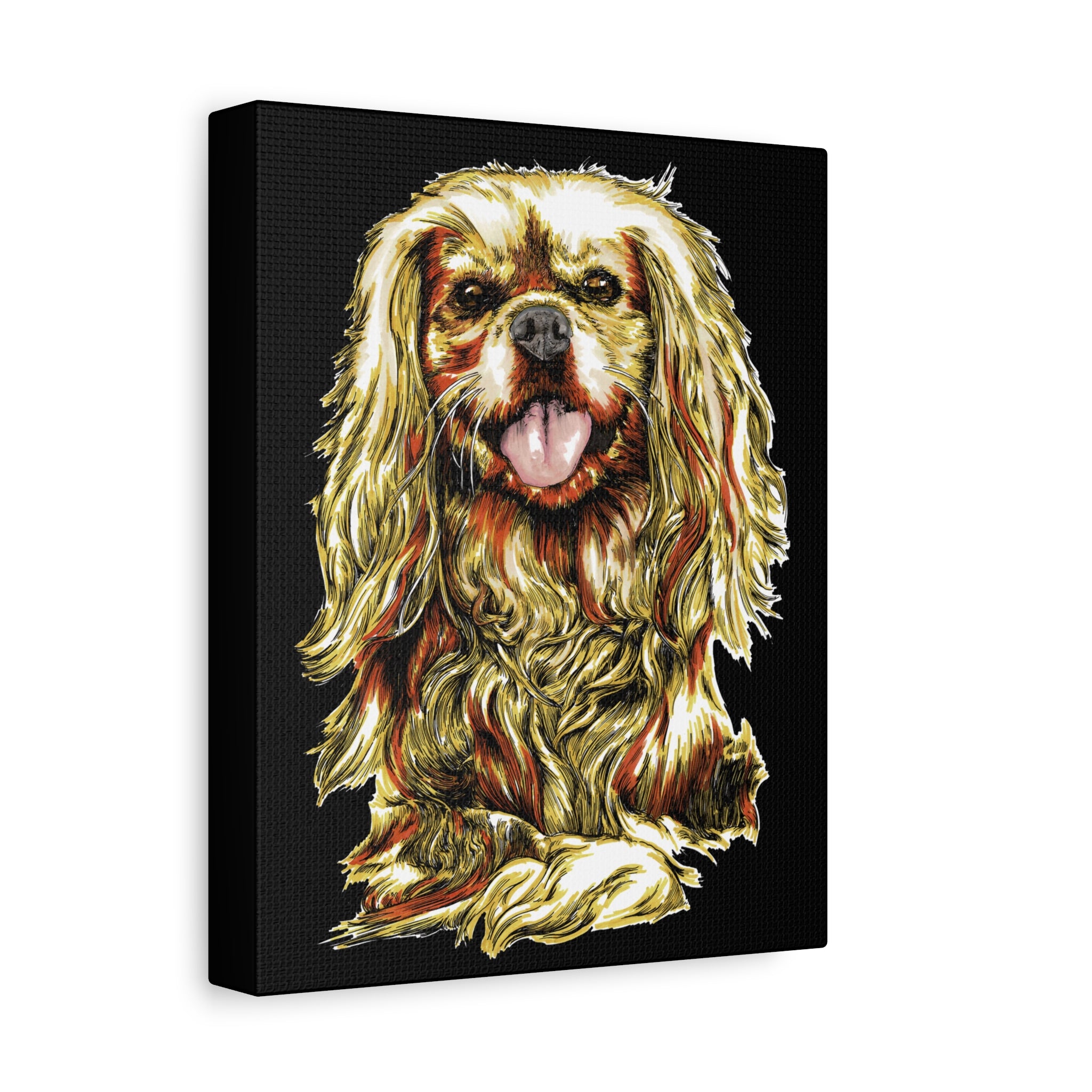 Cocker Spaniel Print, Hand-Drawn Dog Art