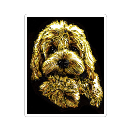 Adorable Dog Kiss-Cut Stickers for Pet Lovers