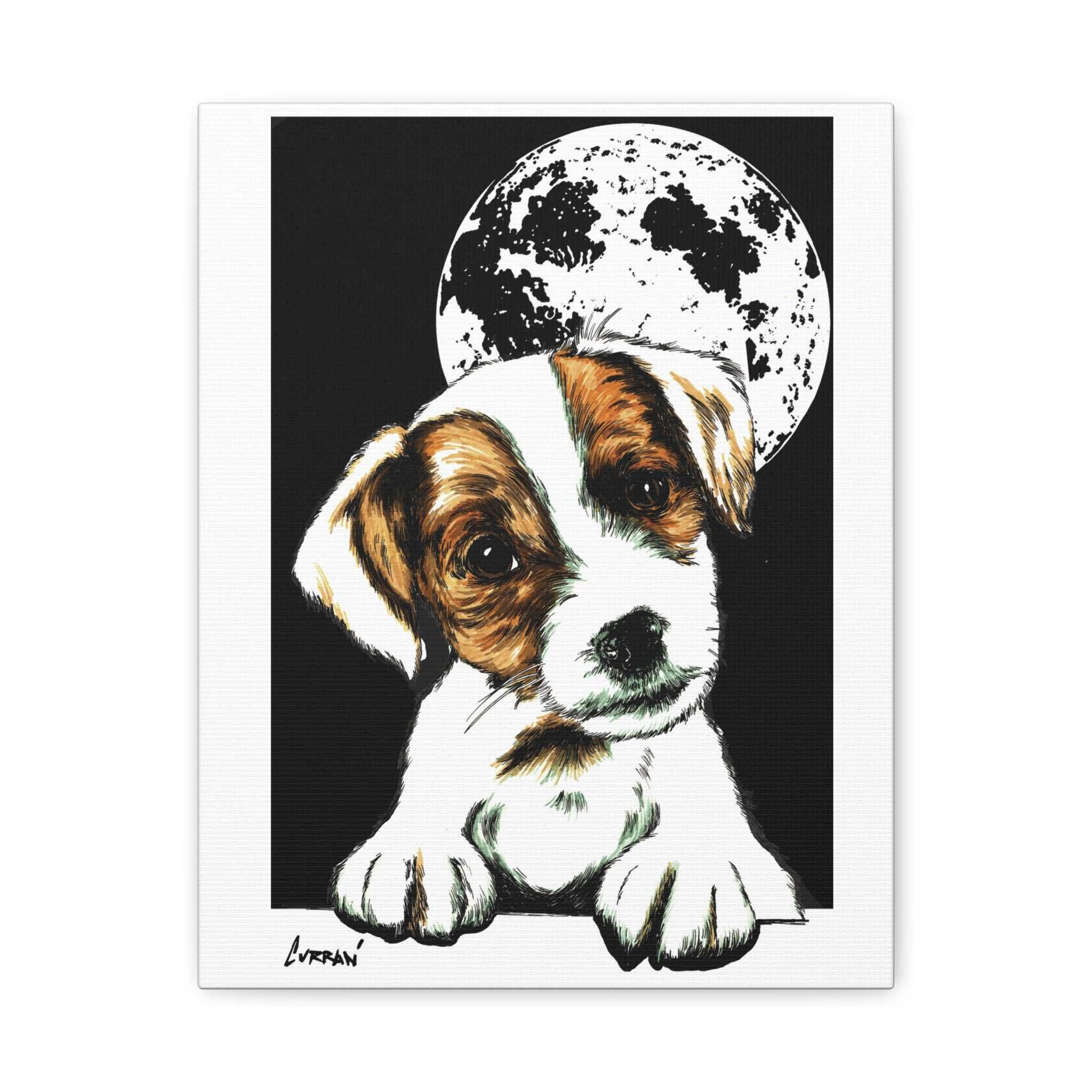 Beagle Wall Art Print of the Original, hand drawn wall art