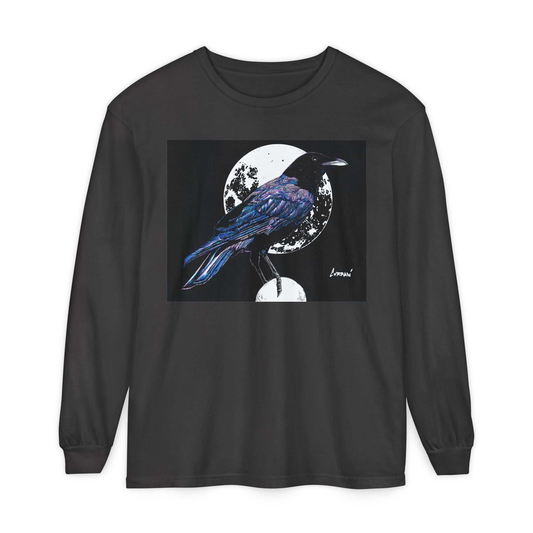 Mystical Crow Long Sleeve T Shirt Unisex
