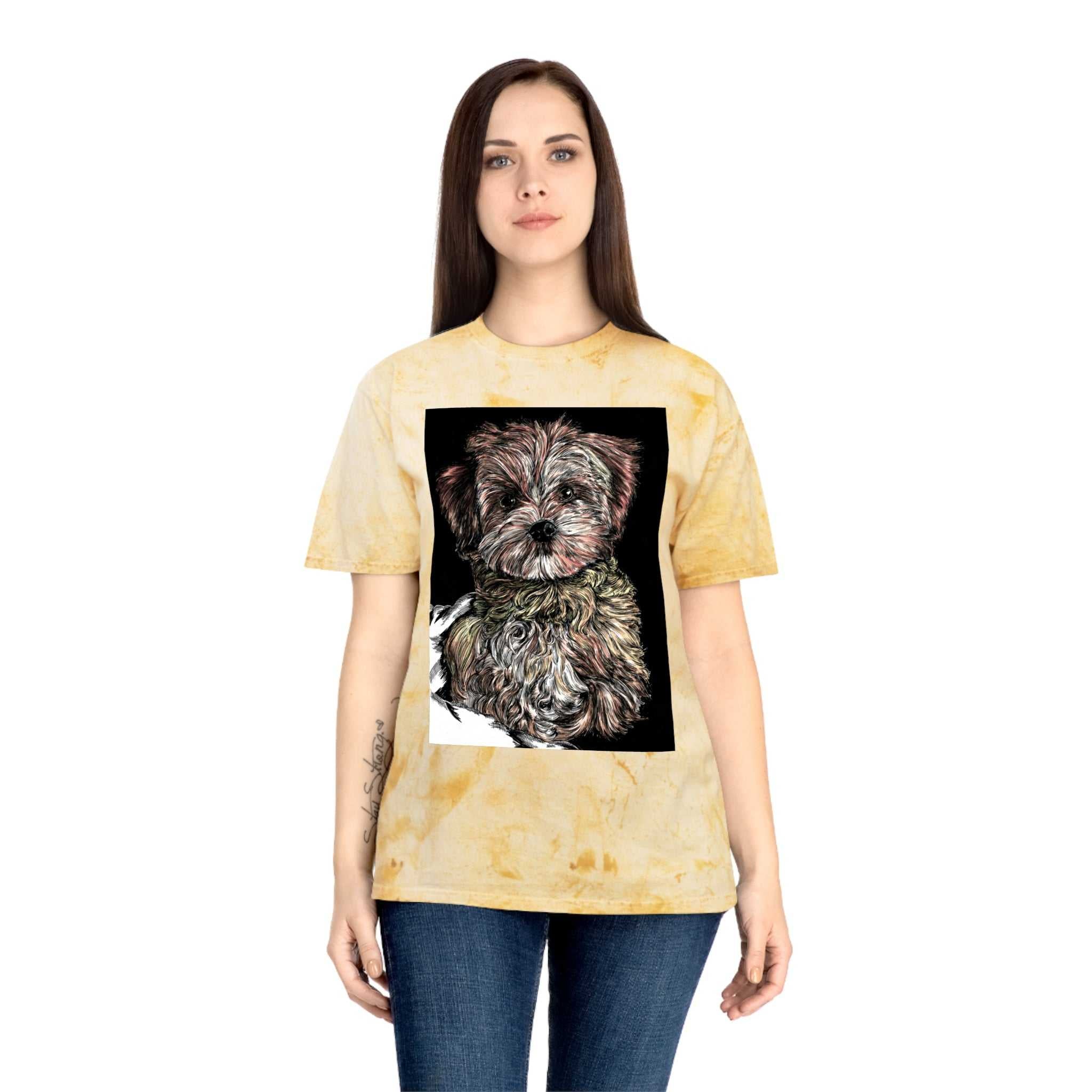 Show your love for your furry friends with this Puppy Colorful Art Unisex T-Shirt - Perfect Gift for Pet Lovers. Get yours today!