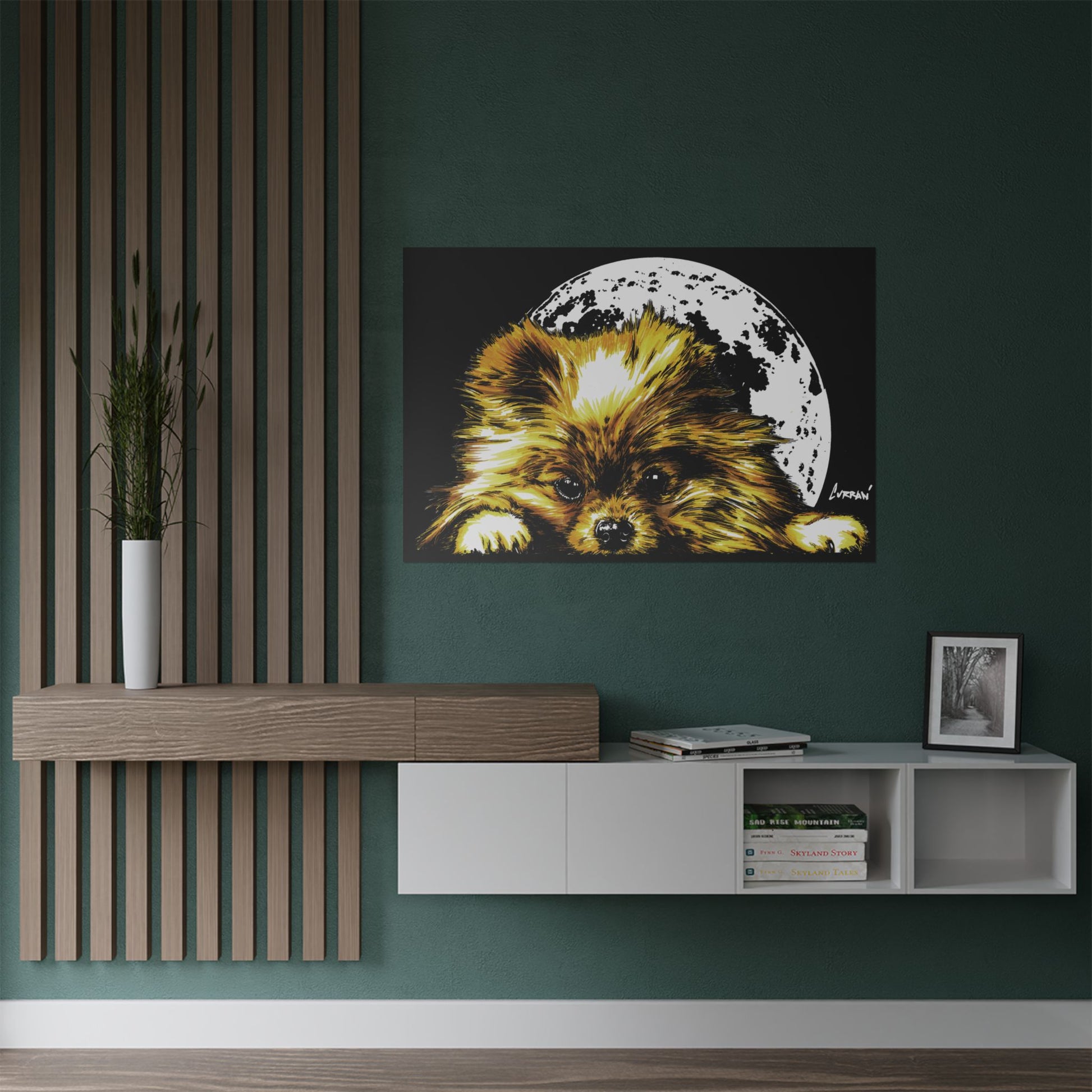 Beautiful Pomeranian Art Print - Satin Poster (300gsm)