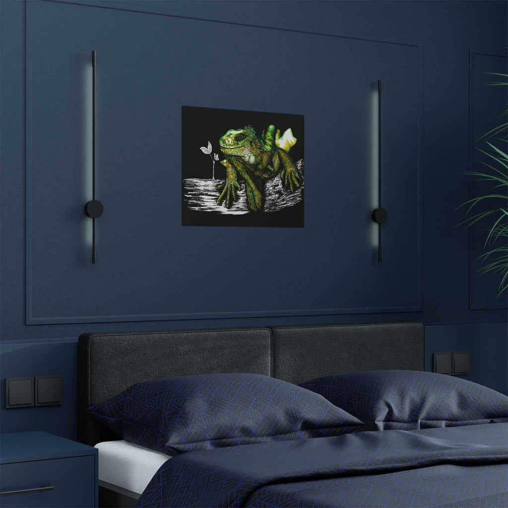 Transform your walls with our Lizard Satin Poster - Stunning 300gsm Wall Art. Elevate your space with this captivating piece!