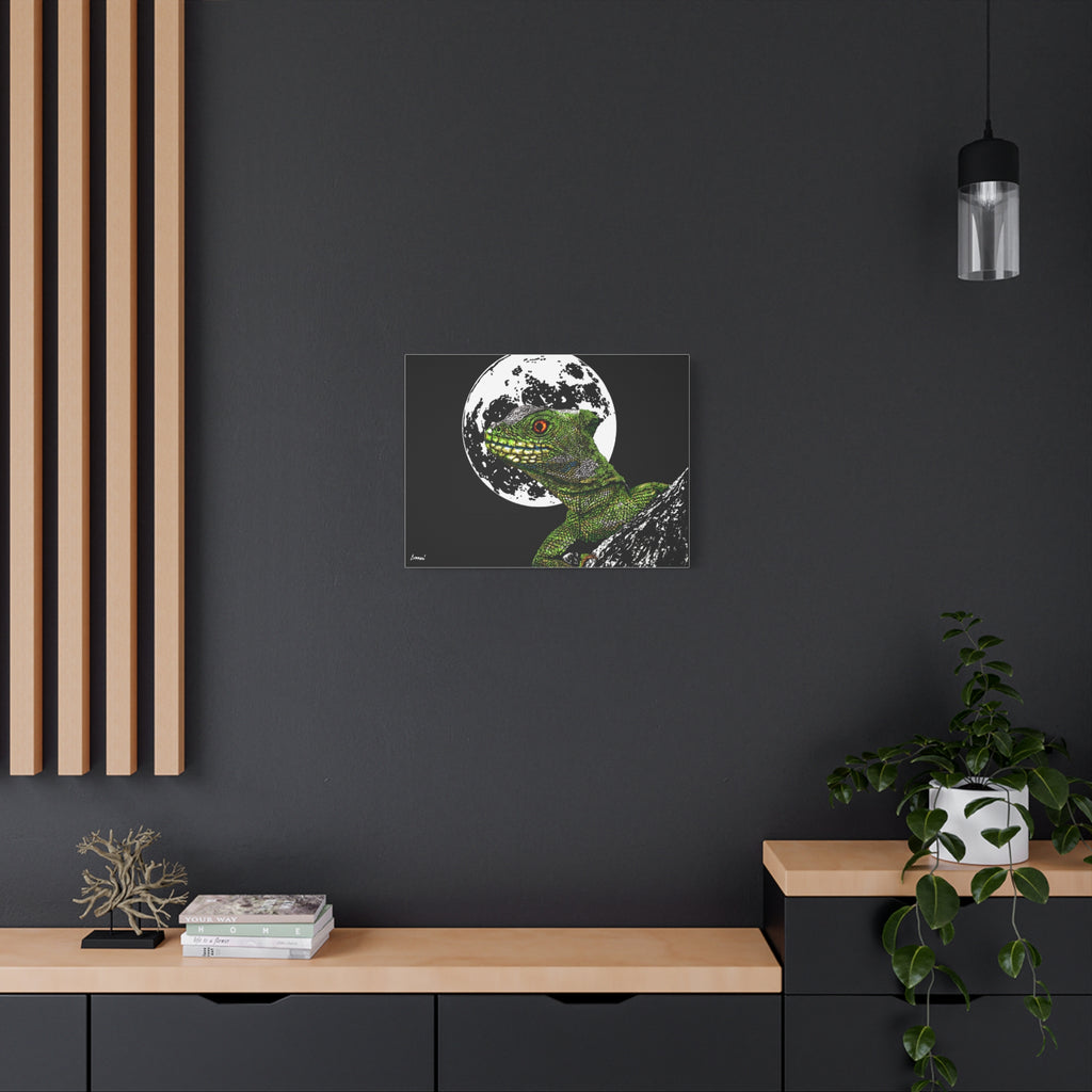 Lizard Canvas Art – Original Hand-Drawn Realistic