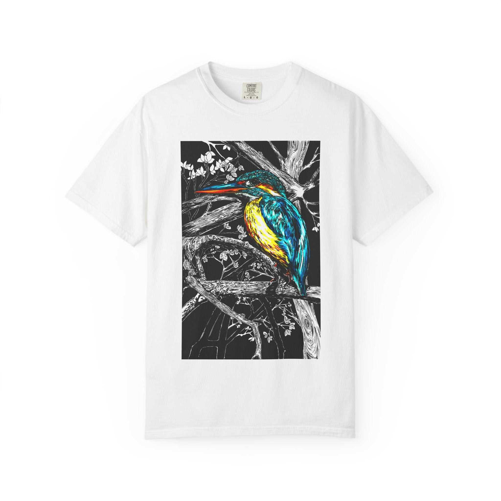 Discover the perfect shirt for nature lovers with our Kingfisher Graphic Unisex T-Shirt - Nature Lover's Tee. Stand out in style!