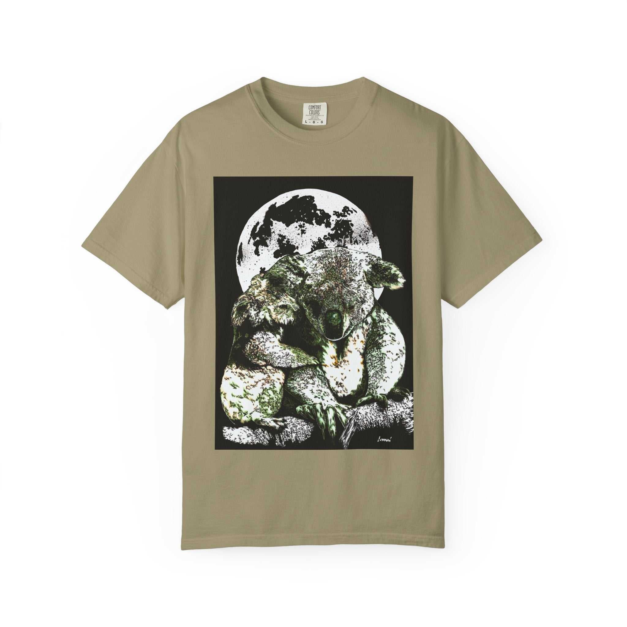 Koala T-Shirt for Nature Lovers - Unisex Garment-Dyed