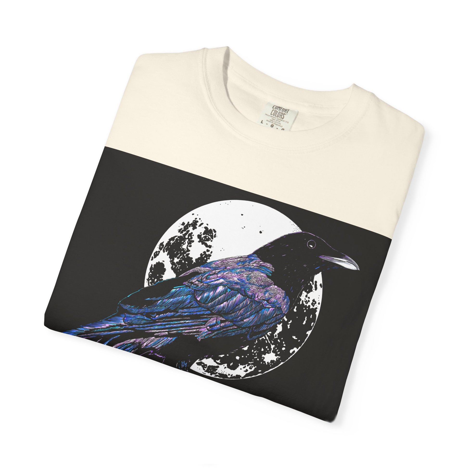 Crow Garment-Dyed T-Shirt for Nature Lovers