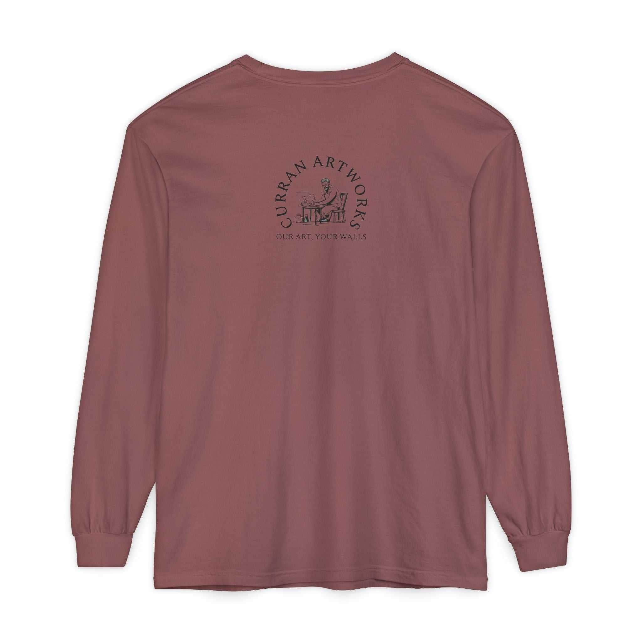 Moonlit Stag Long Sleeve T-Shirt - Unisex Nature Apparel