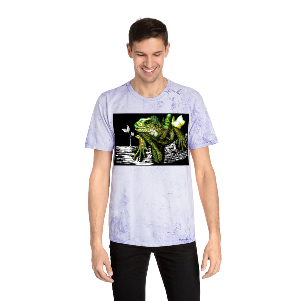 Iguana Unisex Color Blast T-Shirt - Vibrant Nature-Inspired