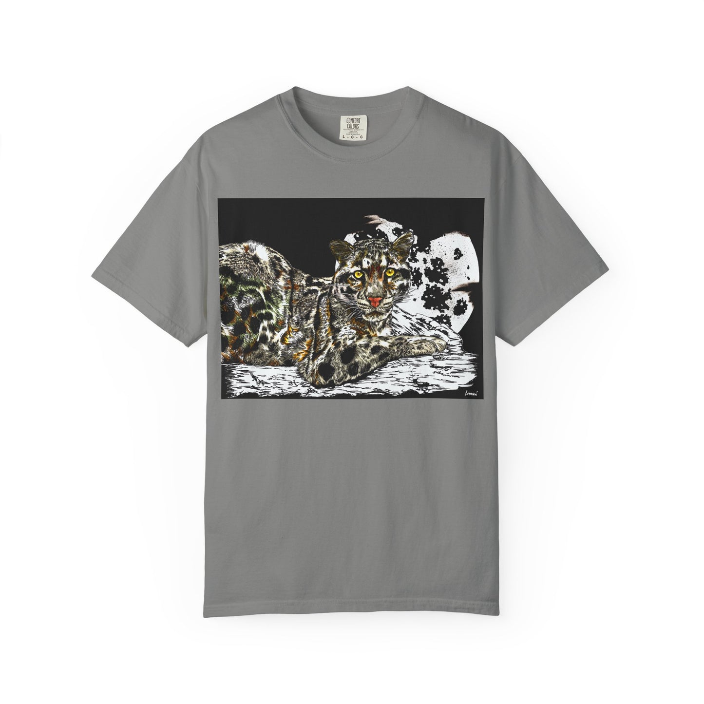 Wild Cat Art T-shirt for Animal Lovers