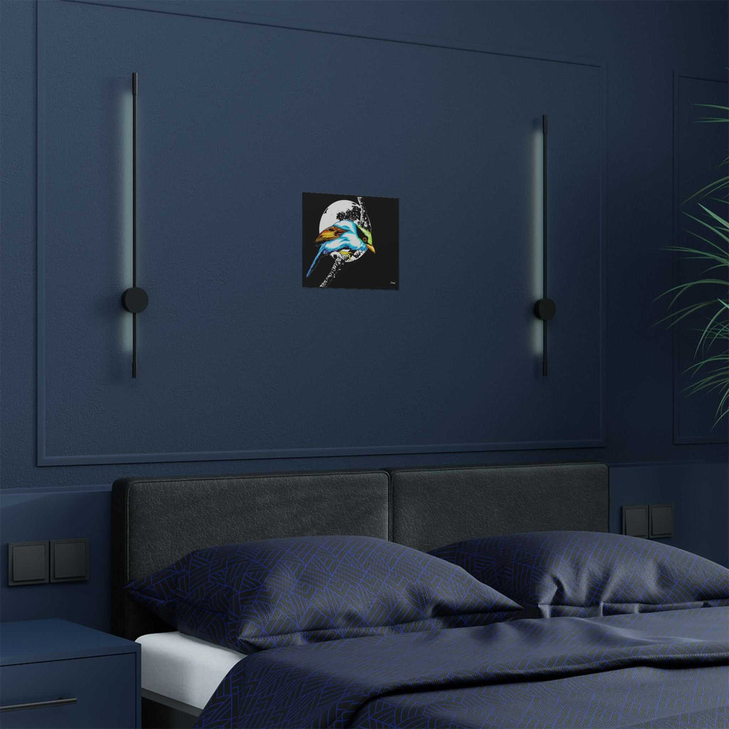Bring nature's beauty into your space with our Vibrant Bird Satin Poster - Wall Art Print for Nature Lovers. Elevate your walls now!