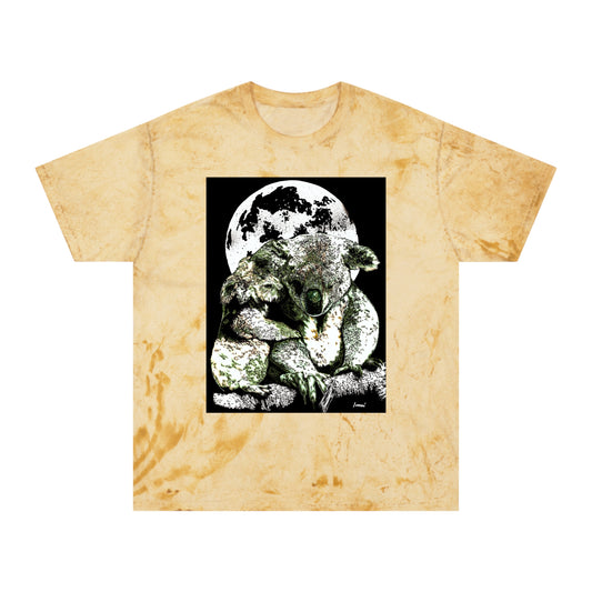 Two Koalas Color Blast T Shirt Original Hand Drawn Art