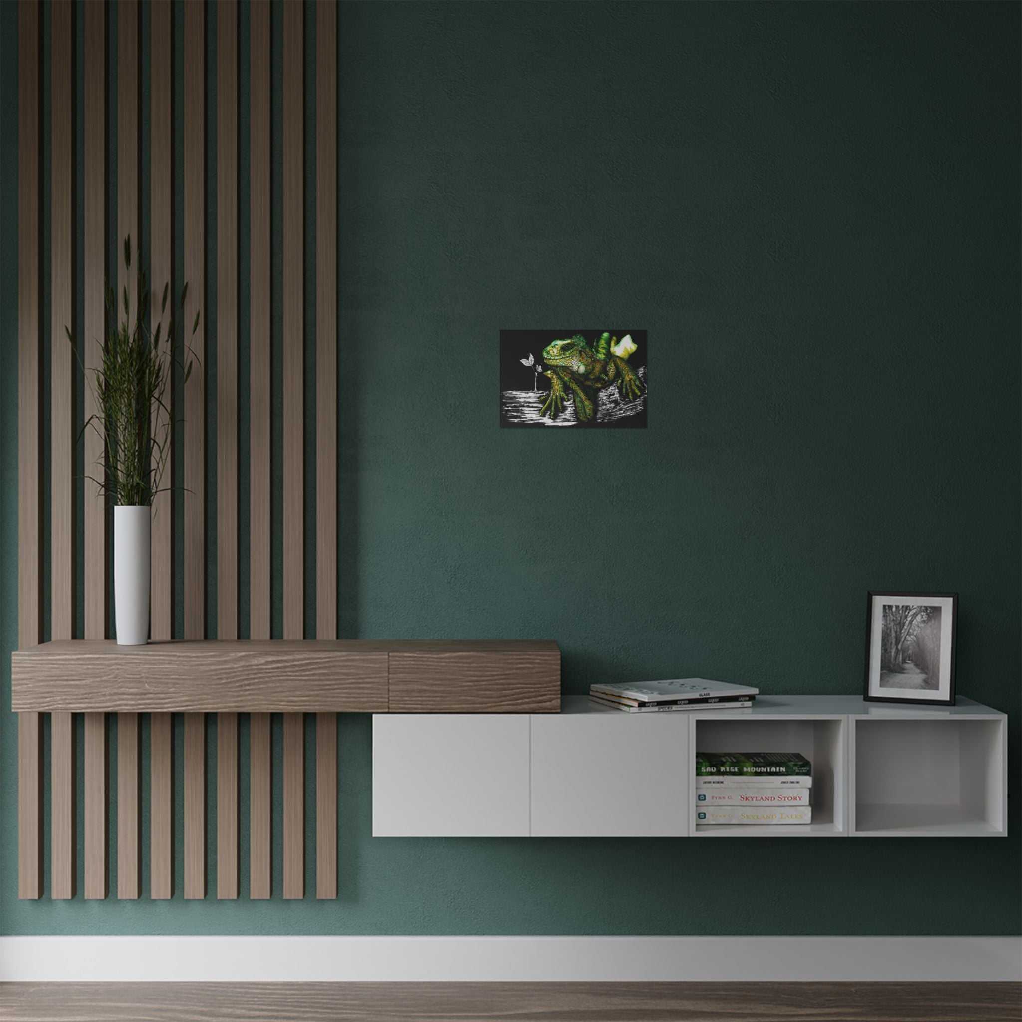 Transform your walls with our Lizard Satin Poster - Stunning 300gsm Wall Art. Elevate your space with this captivating piece!