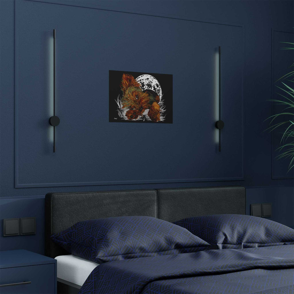 Elevate your walls with our Yorkshire Terrier Satin Poster - 300gsm Art Print for Dog Lovers. Perfect for any pup enthusiast!