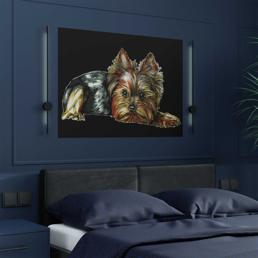 Yorkshire Terrier Satin Poster - Perfect for Dog Lovers