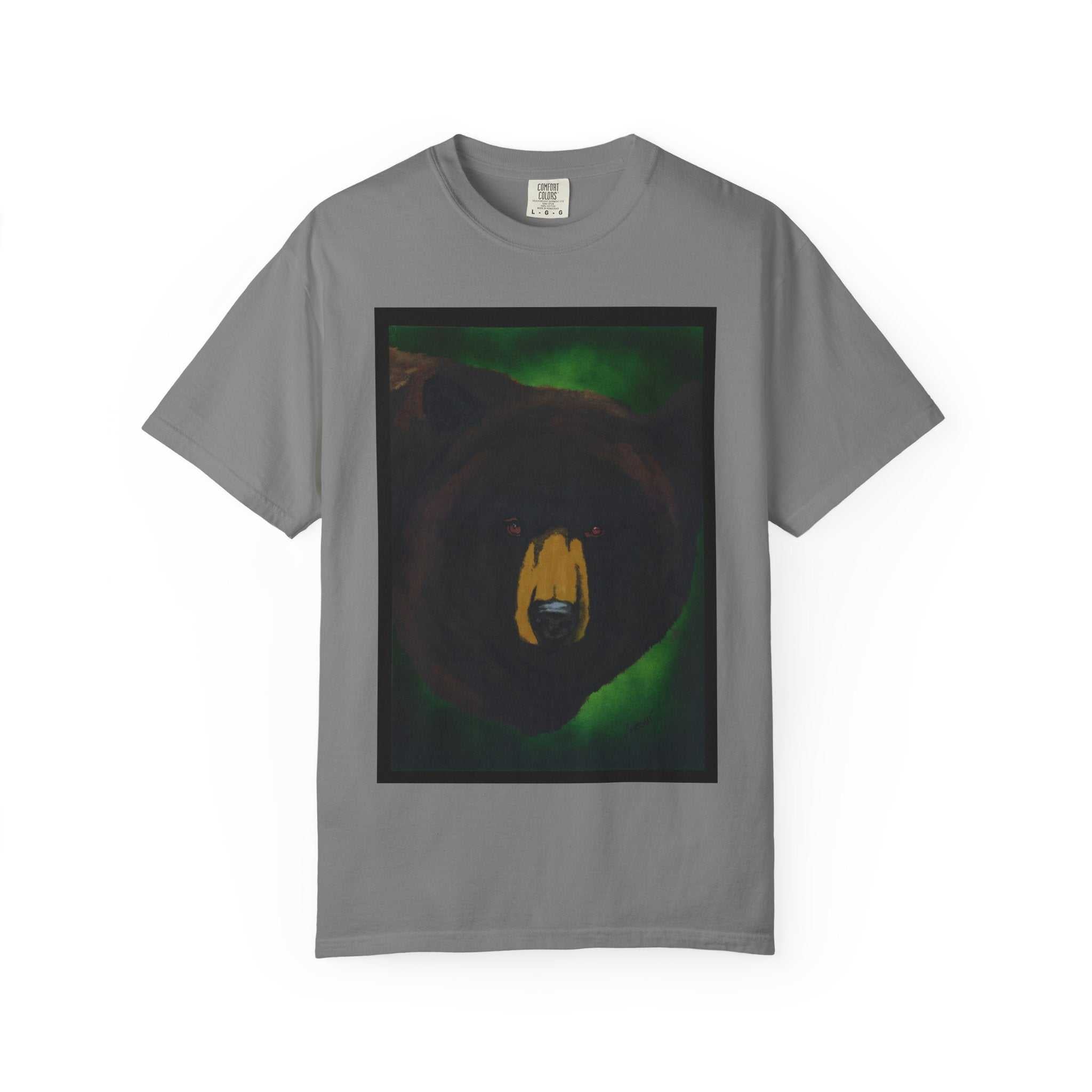 Brown Bear Unisex Garment-Dyed T-Shirt - Nature Apparel
