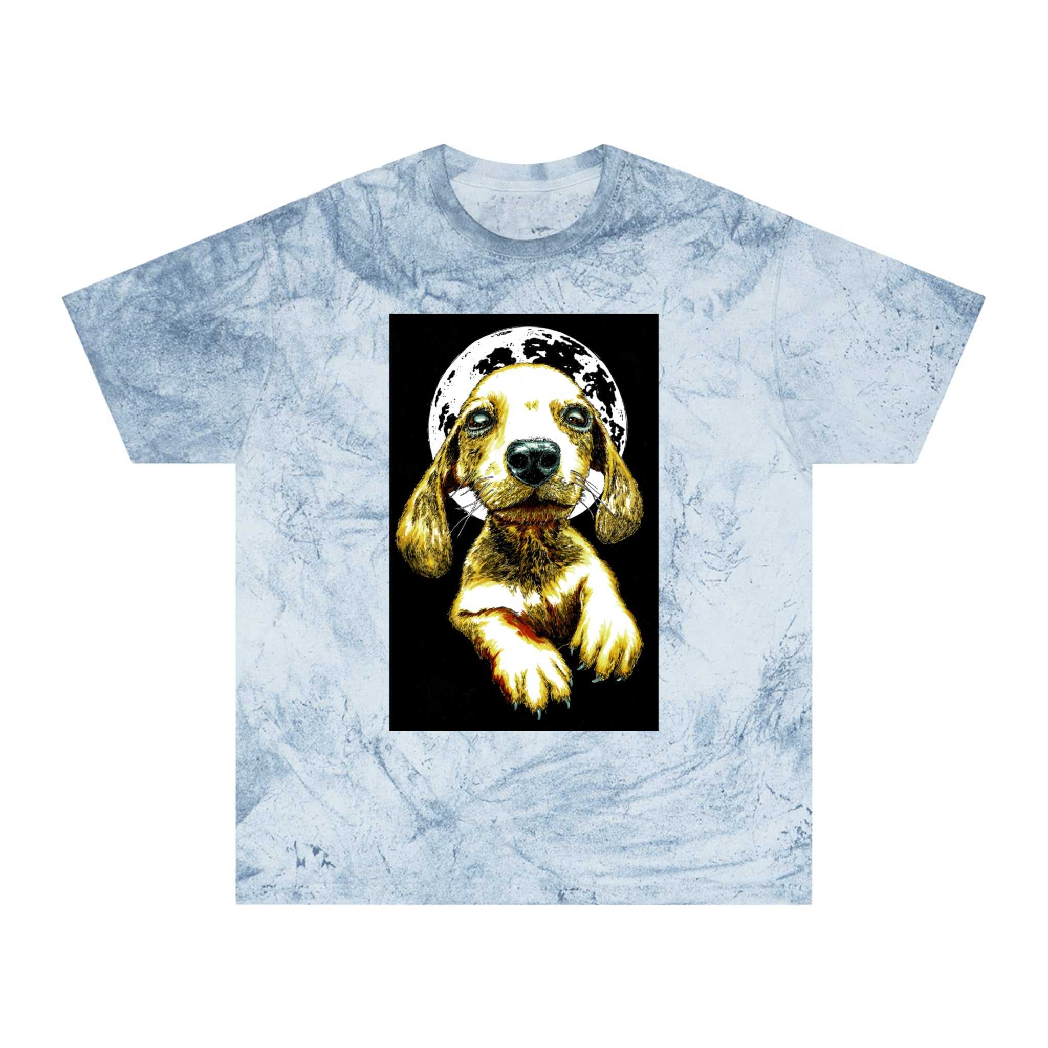 Unisex Color Blast Dog Graphic Pet Lover Tee