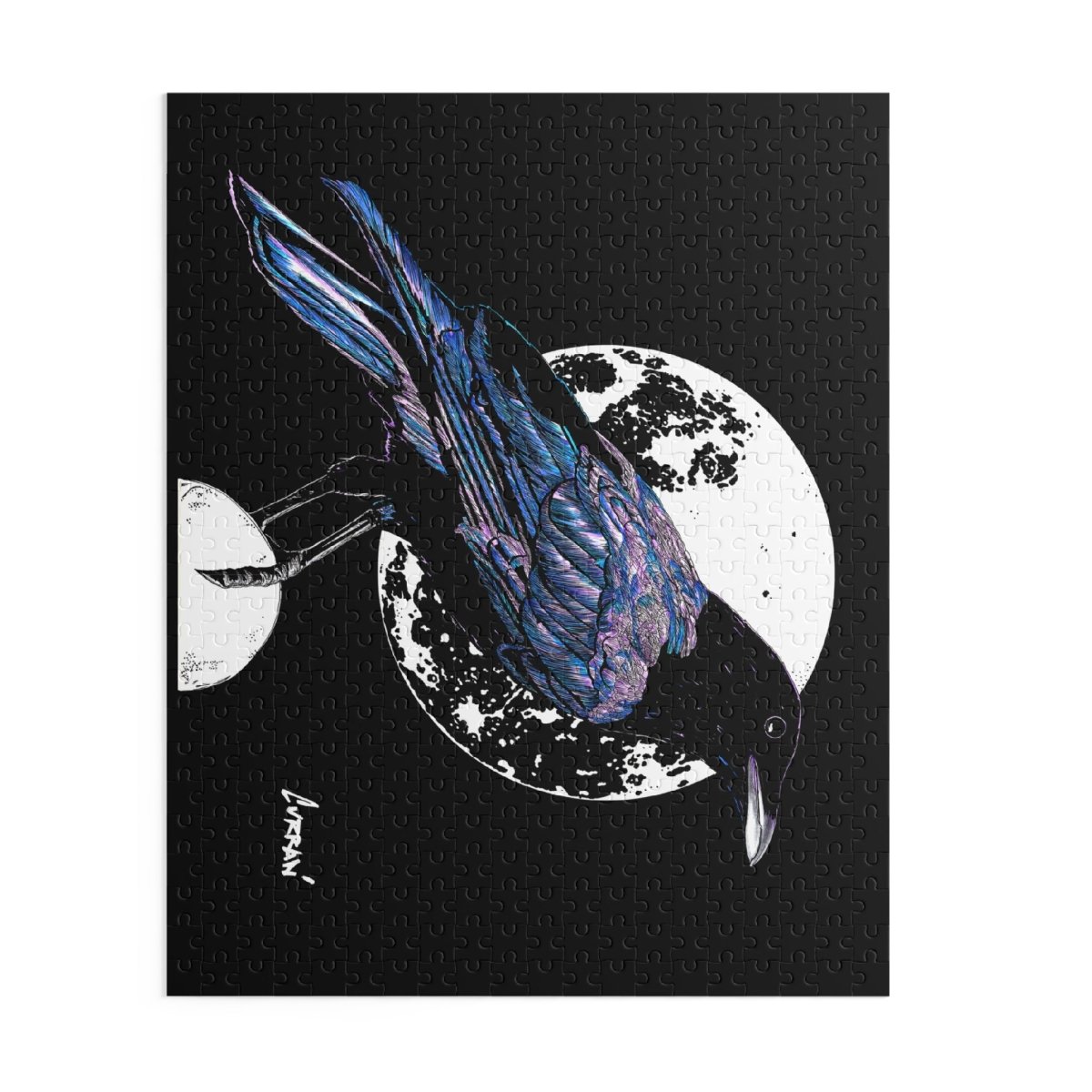500 - Piece Crow Puzzle for Nature Lovers - Curran Artworks