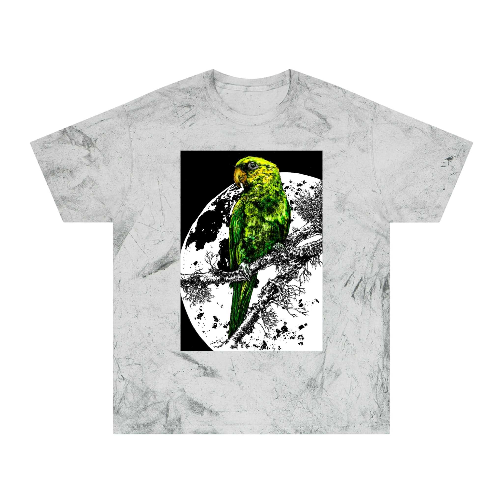 Parrot Color Blast Unisex T-Shirt - Vibrant Bird Art Tee