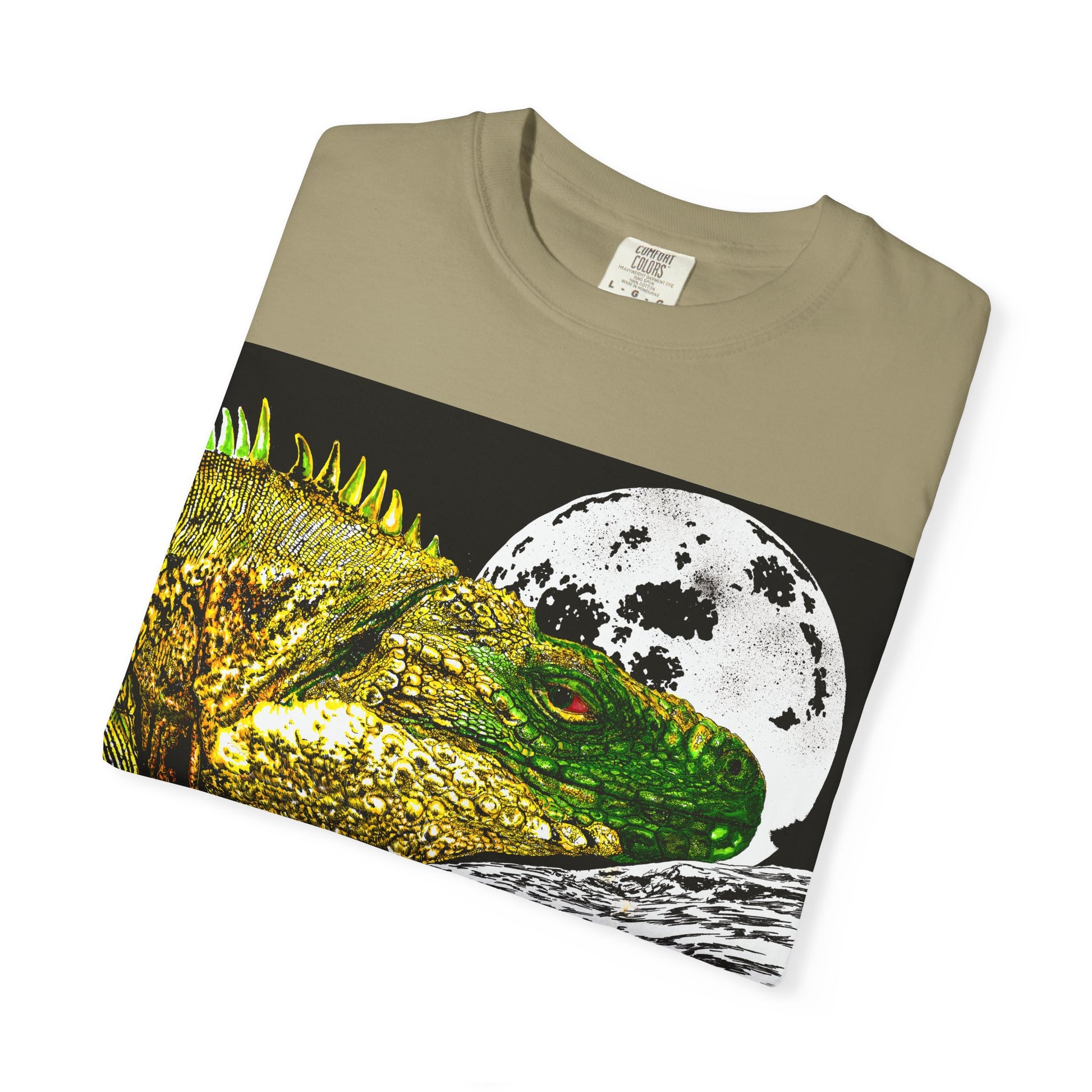 Graphic Iguana Moon Unisex T-Shirt - Nature Inspired Tee
