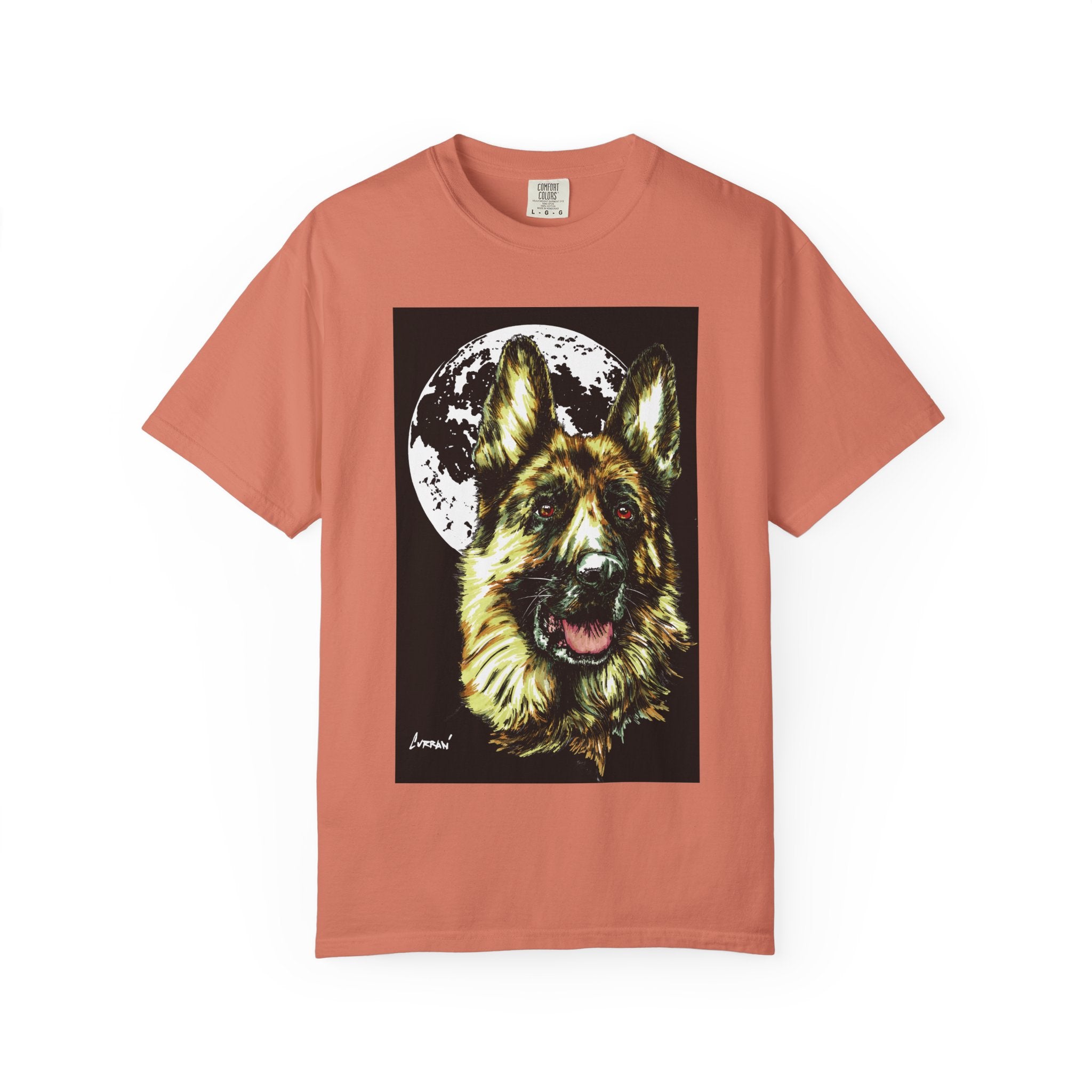 German Shepherd Hand Painted Unisex T-shirt