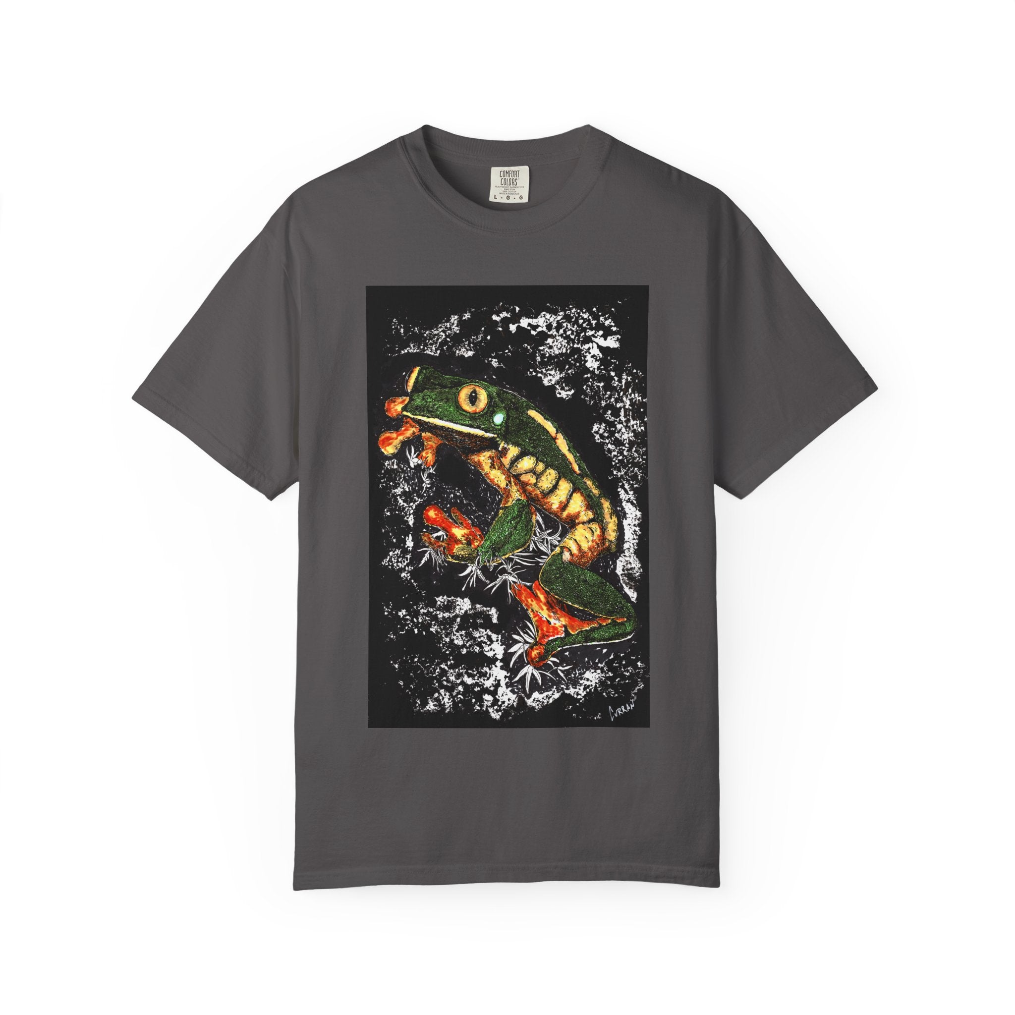 Colorful Frog Unisex T-shirt - Eco-Friendly Art Tee
