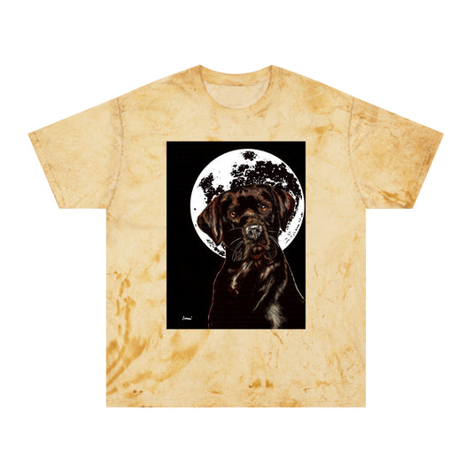 Chocolate Labrador T-Shirt - Artistic Dog Tee for Pet Lovers
