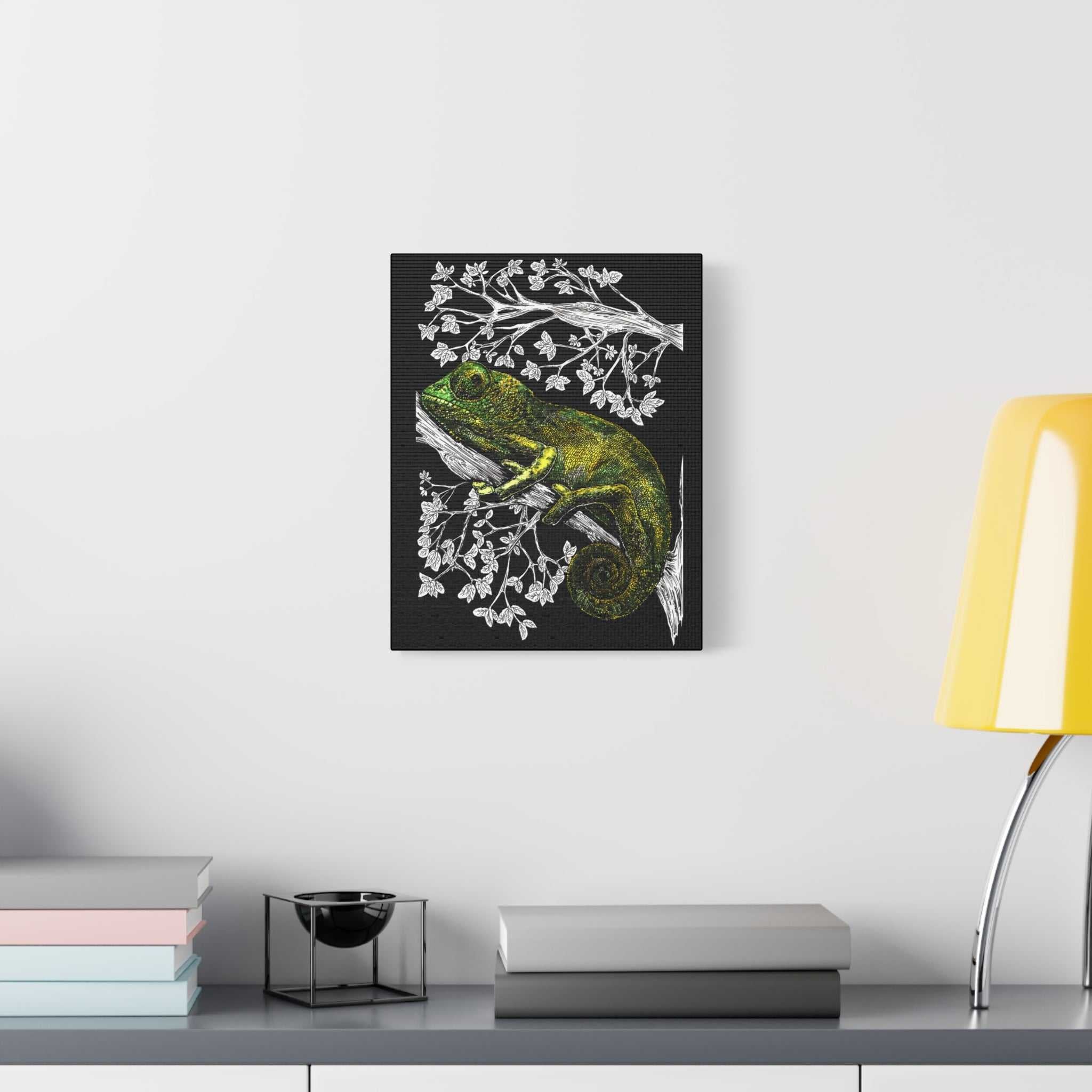 Chameleon in Tree Wall Art Print of the Original wall art