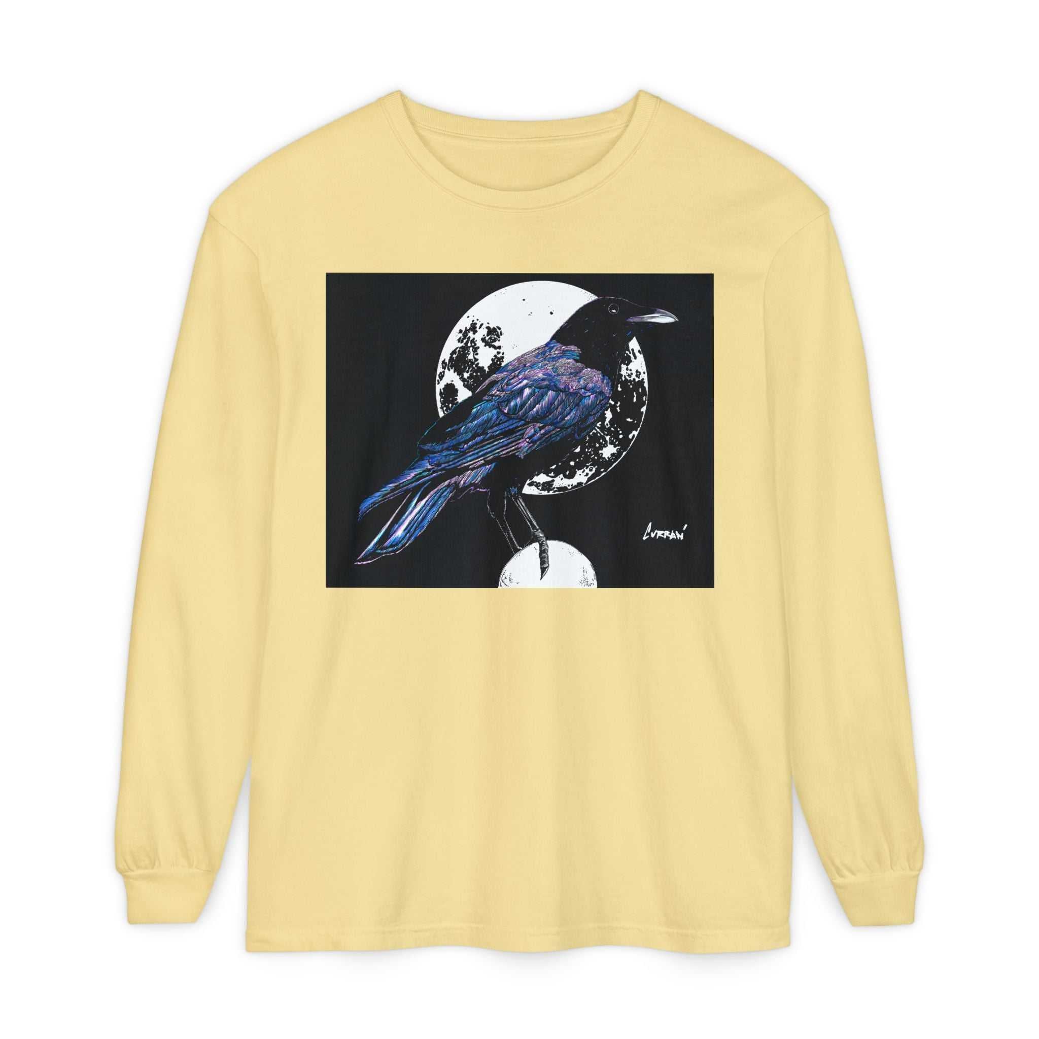 Mystical Crow Long Sleeve T Shirt Unisex