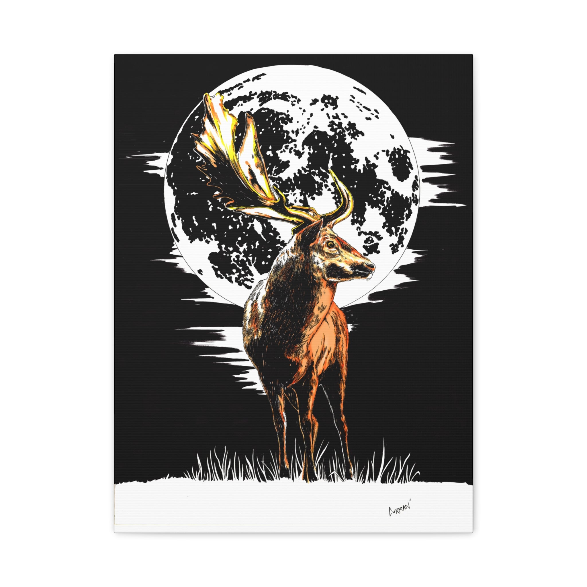 Deer Wall Art, Deer Print, Wildlife Art, Rustic Wall Decor
