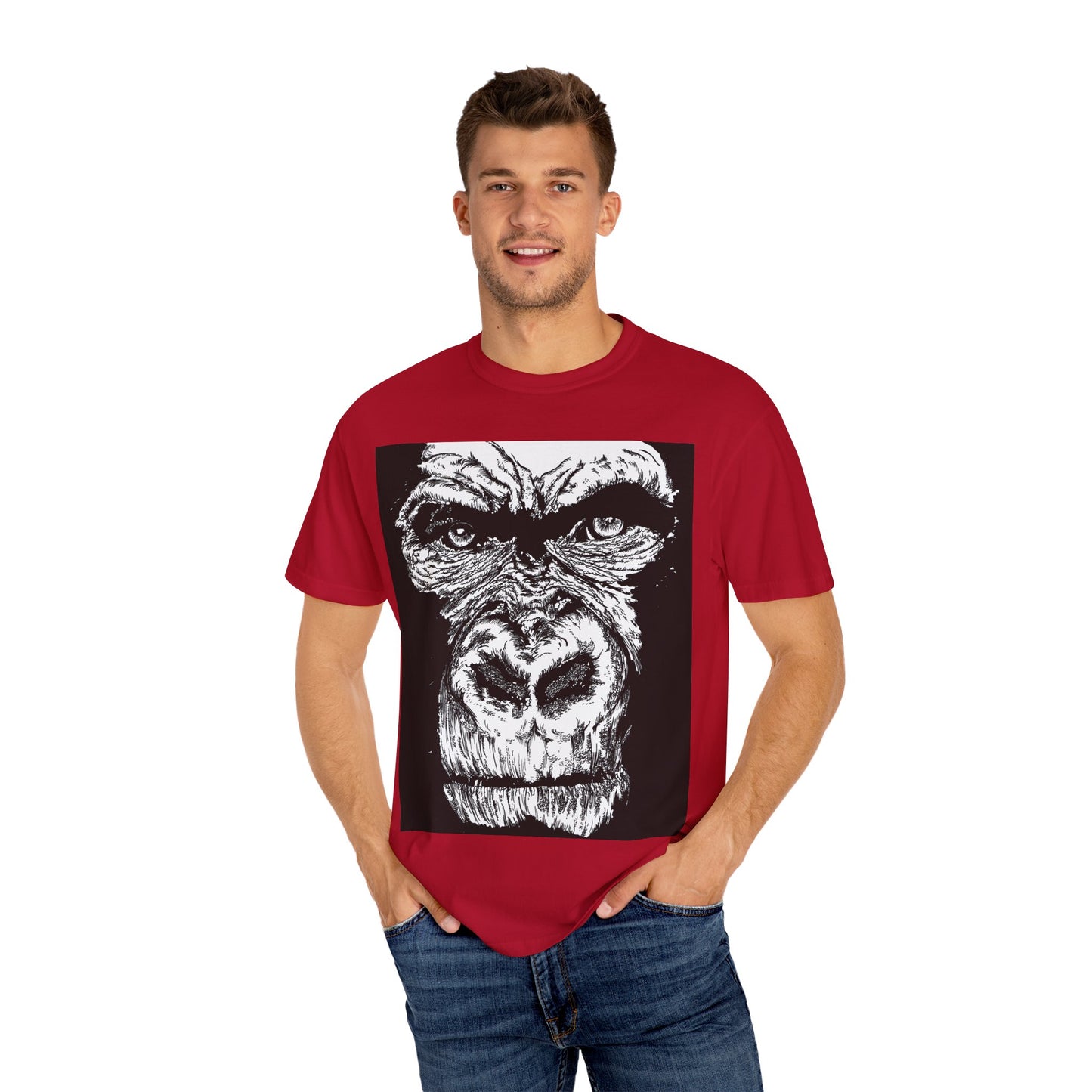 Gorilla Graphic T-Shirt - Unisex Animal Print Tee