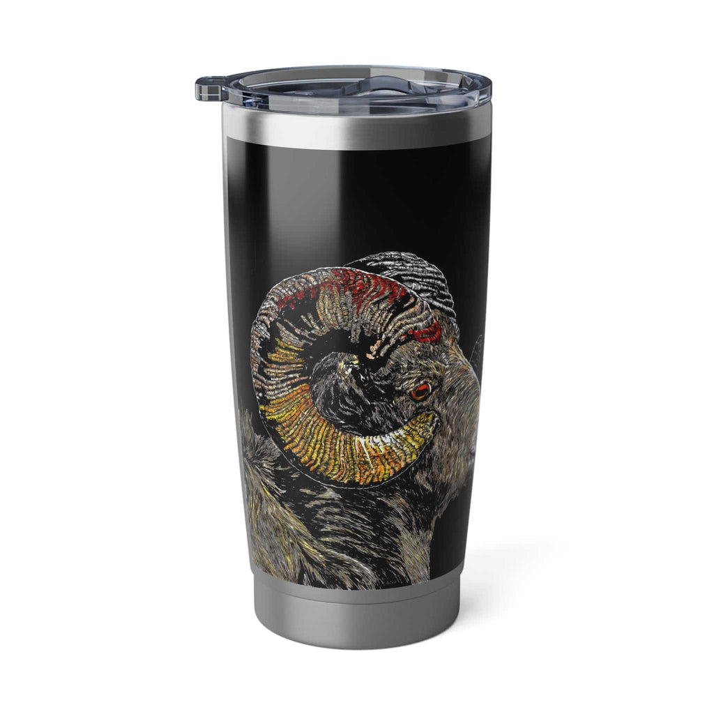 Mountain Ram 20oz Tumbler, Unique Stainless Steel Travel Cup