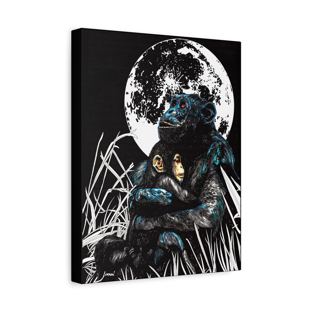 Gorilla Wall Art, Gorilla Print, Hand-Drawn Gorilla, Wildlife Art,
