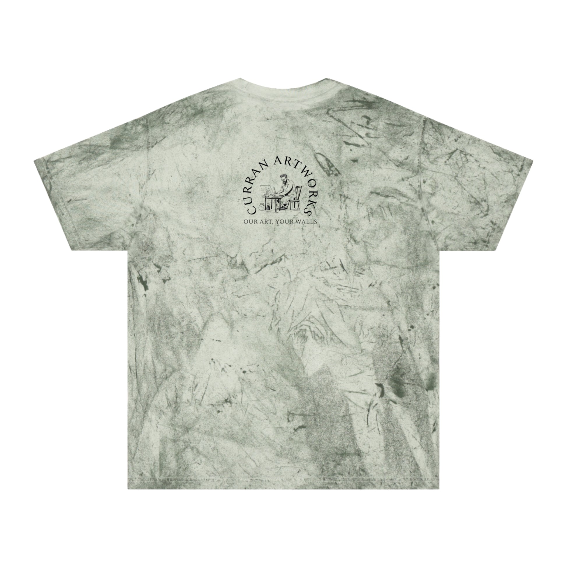 Color Blast T-Shirt with Dog Design - Unisex Moonlit Pet Tee