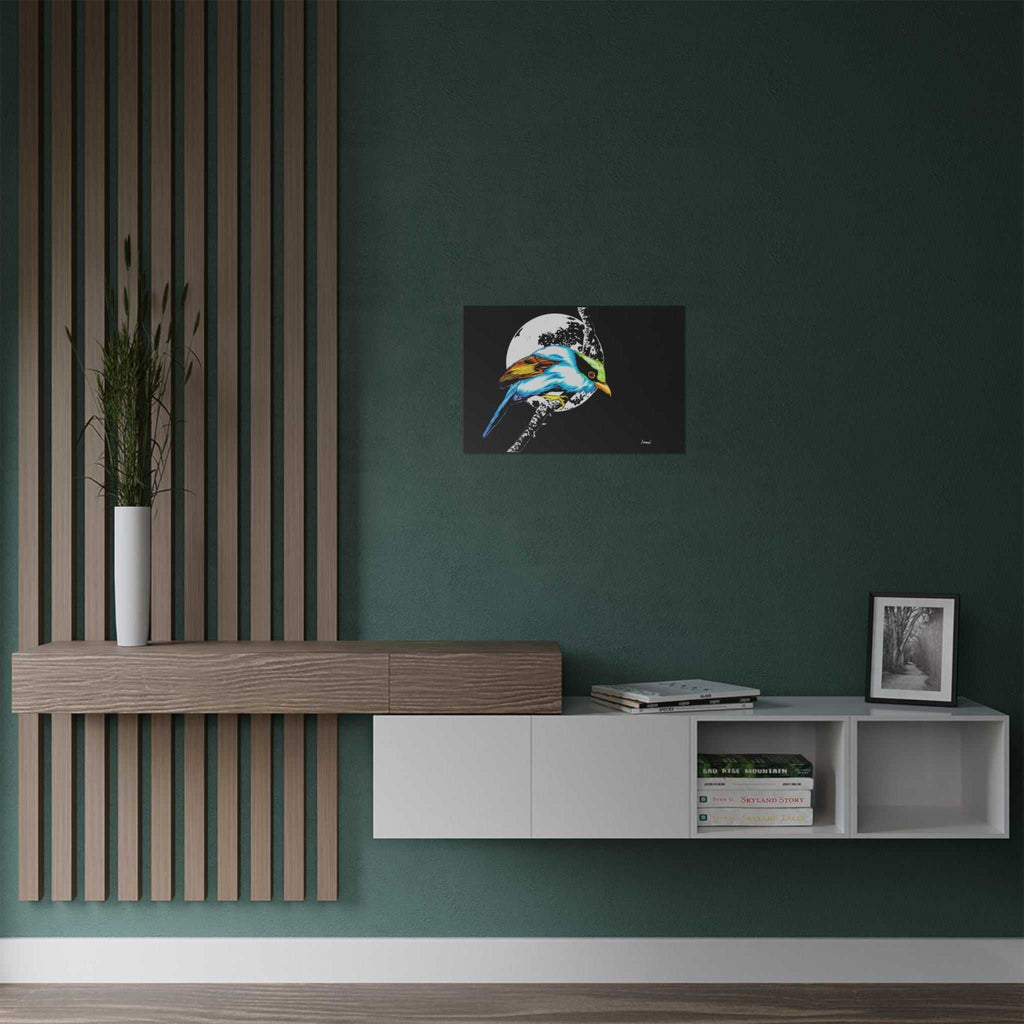 Bring nature's beauty into your space with our Vibrant Bird Satin Poster - Wall Art Print for Nature Lovers. Elevate your walls now!