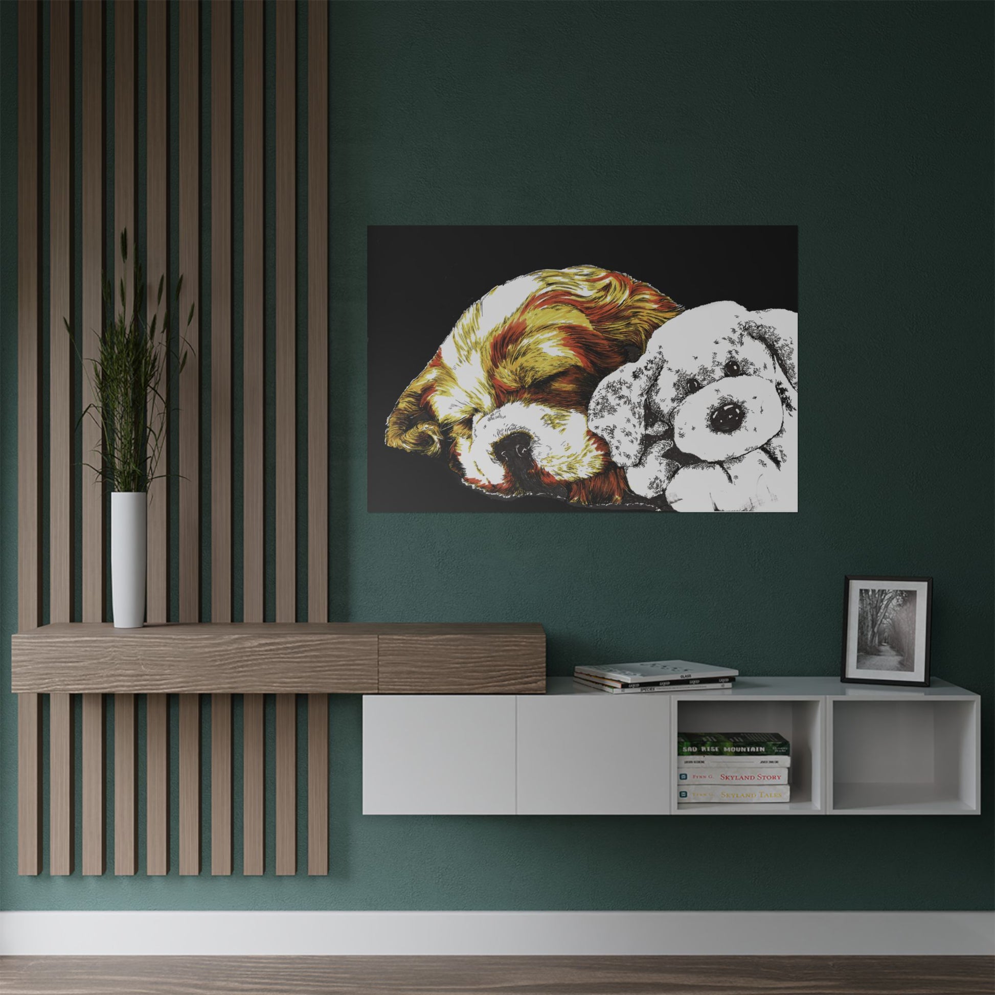 Cocker Spaniel Satin Poster - Heartwarming Dog Design