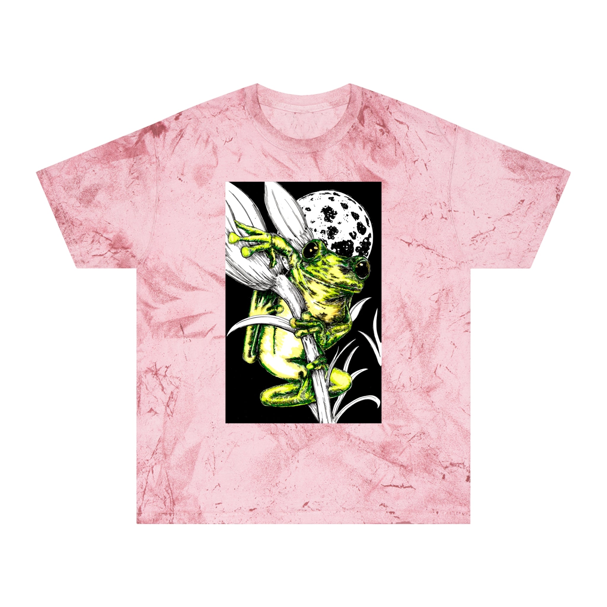 Colorful Frog Art Unisex T Shirt Vibrant Nature Design