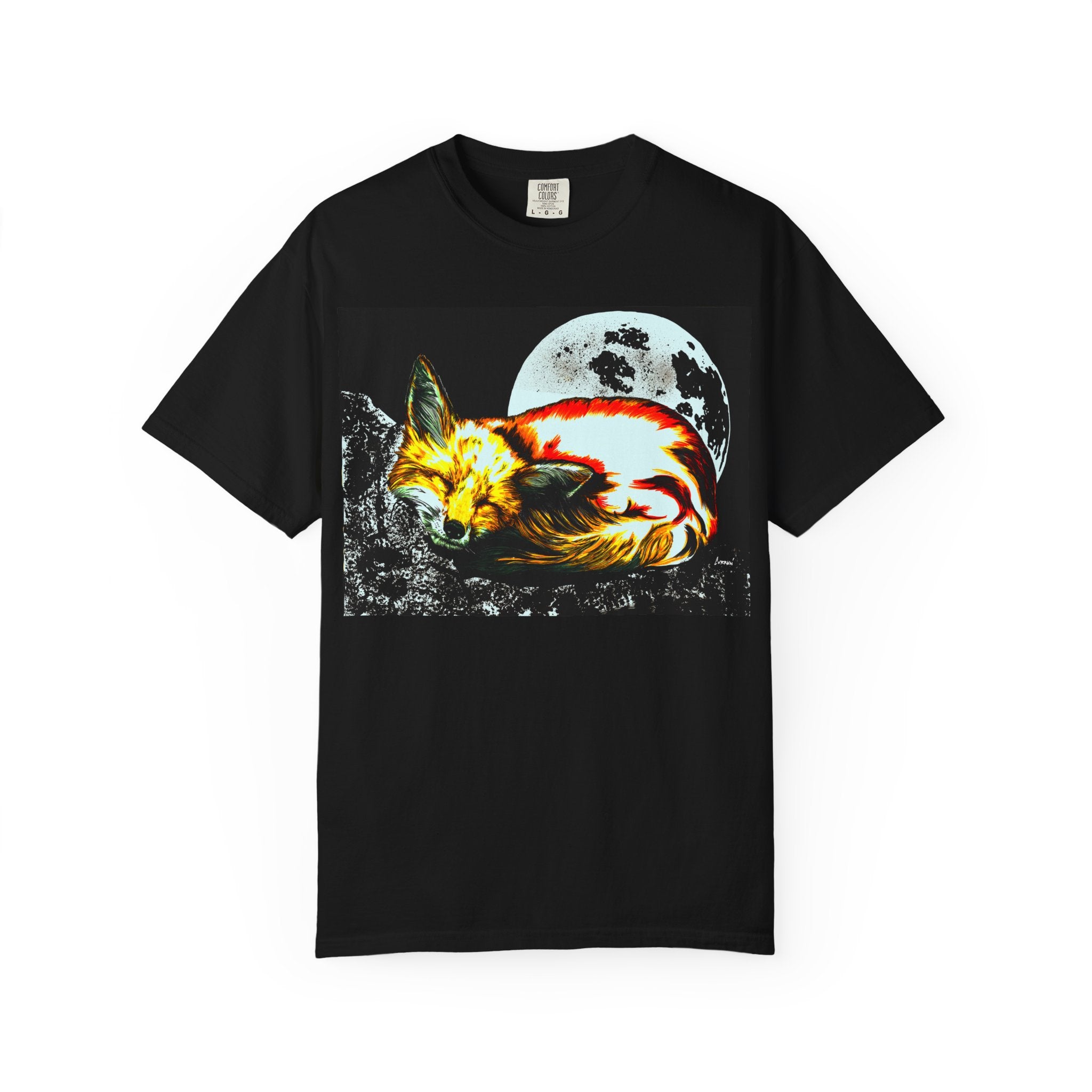 Dreamy Red Fox Graphic Unisex T-Shirt - Night Vibes