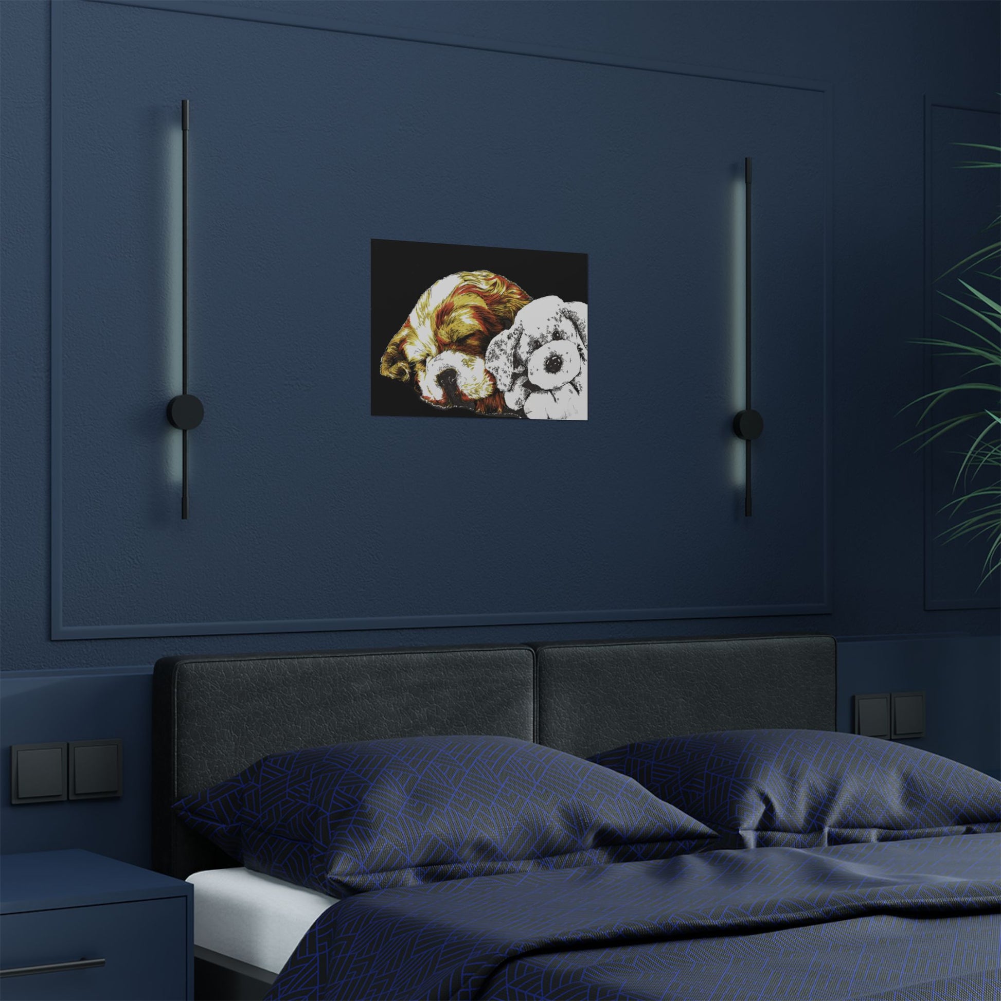 Cocker Spaniel Satin Poster - Heartwarming Dog Design