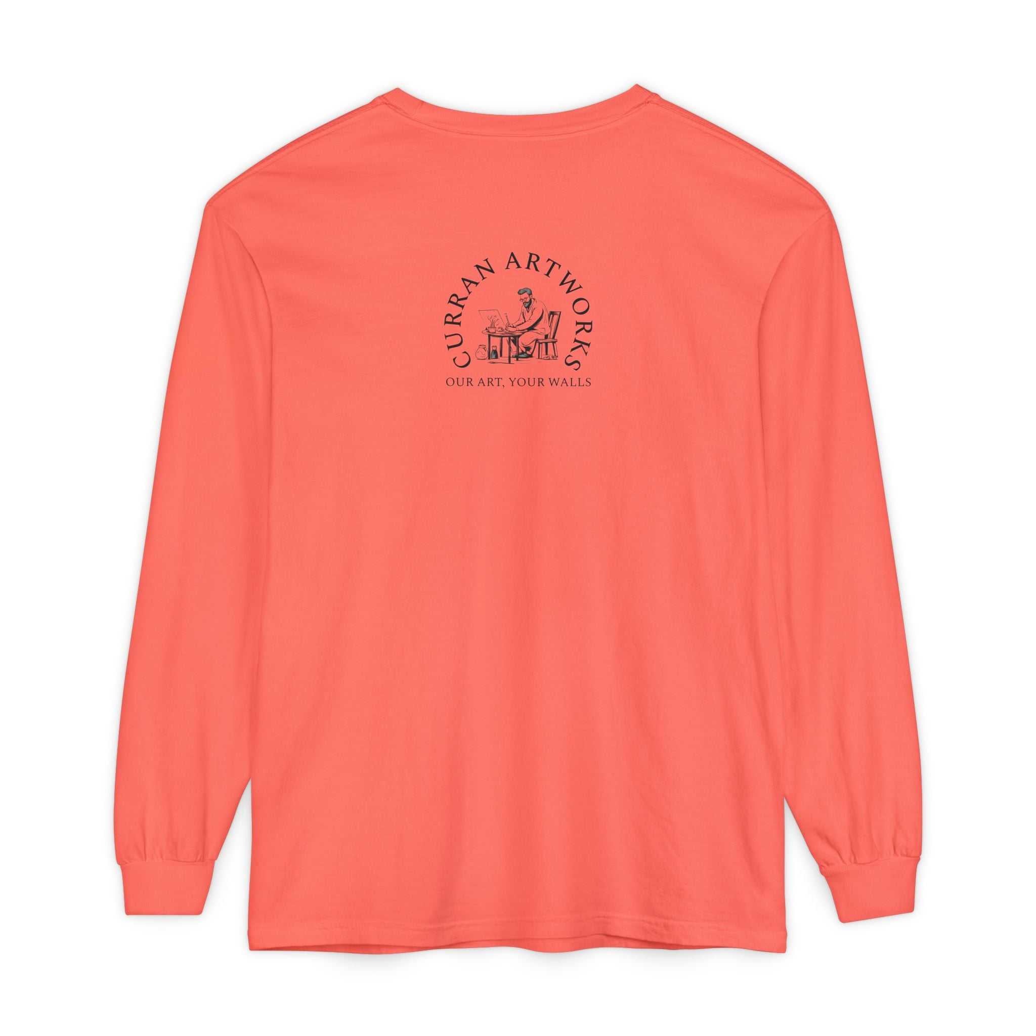 Moonlit Stag Long Sleeve T-Shirt - Unisex Nature Apparel