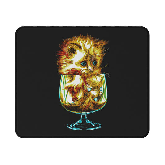 Creative Kitten Illustration Non-Slip Gaming Mouse Pad