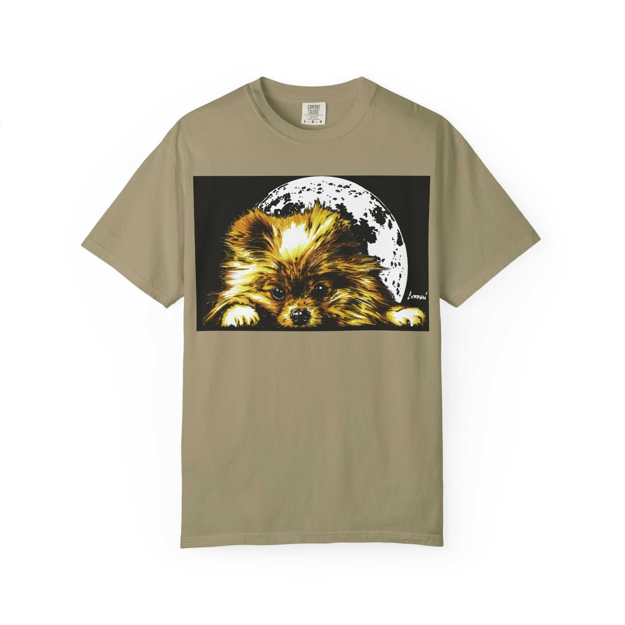 Pomeranian Unisex T-shirt - Hand Painted Art Design