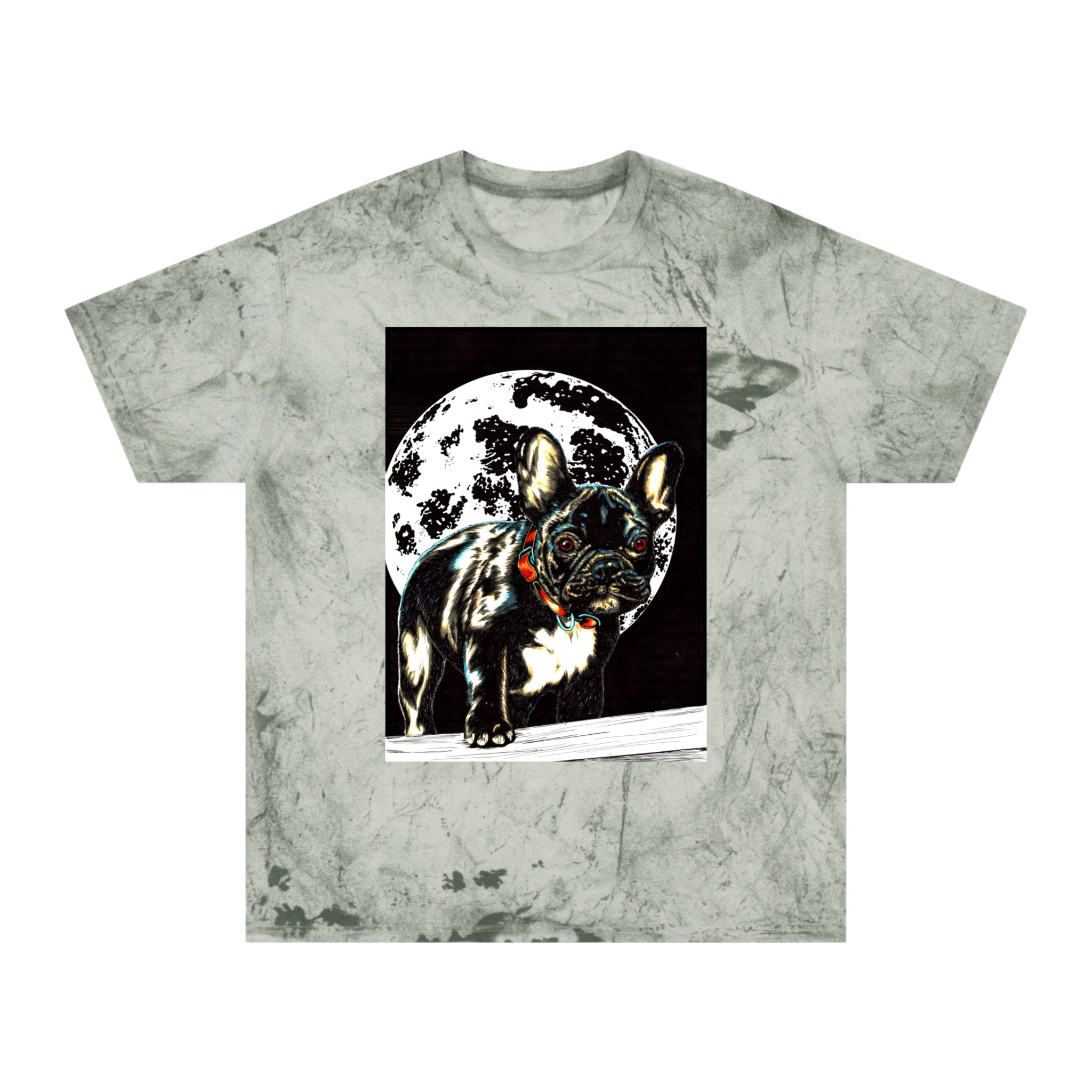 Color Blast French Bulldog T-Shirt | Unisex Moonlit Design