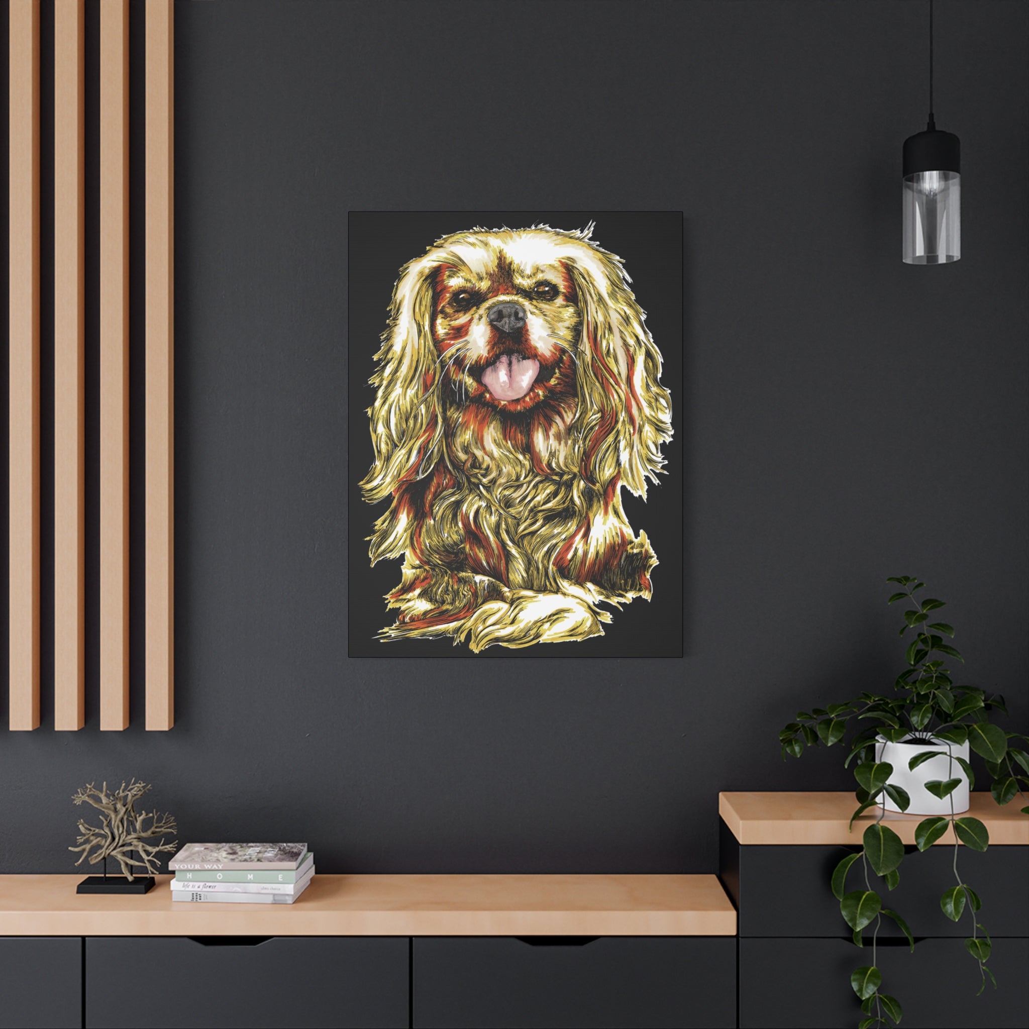 Cocker Spaniel Print, Hand-Drawn Dog Art