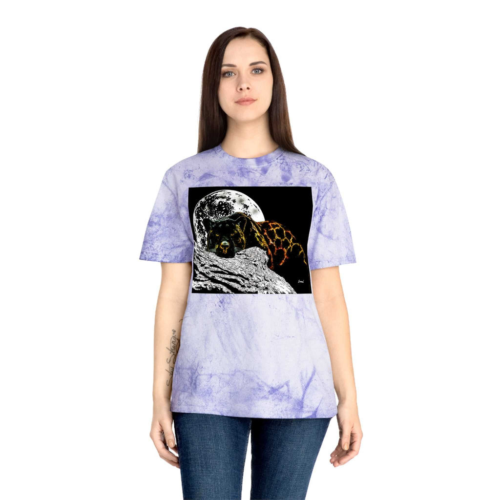 Panther in the Moonlight T Shirt Original Hand Drawn Art
